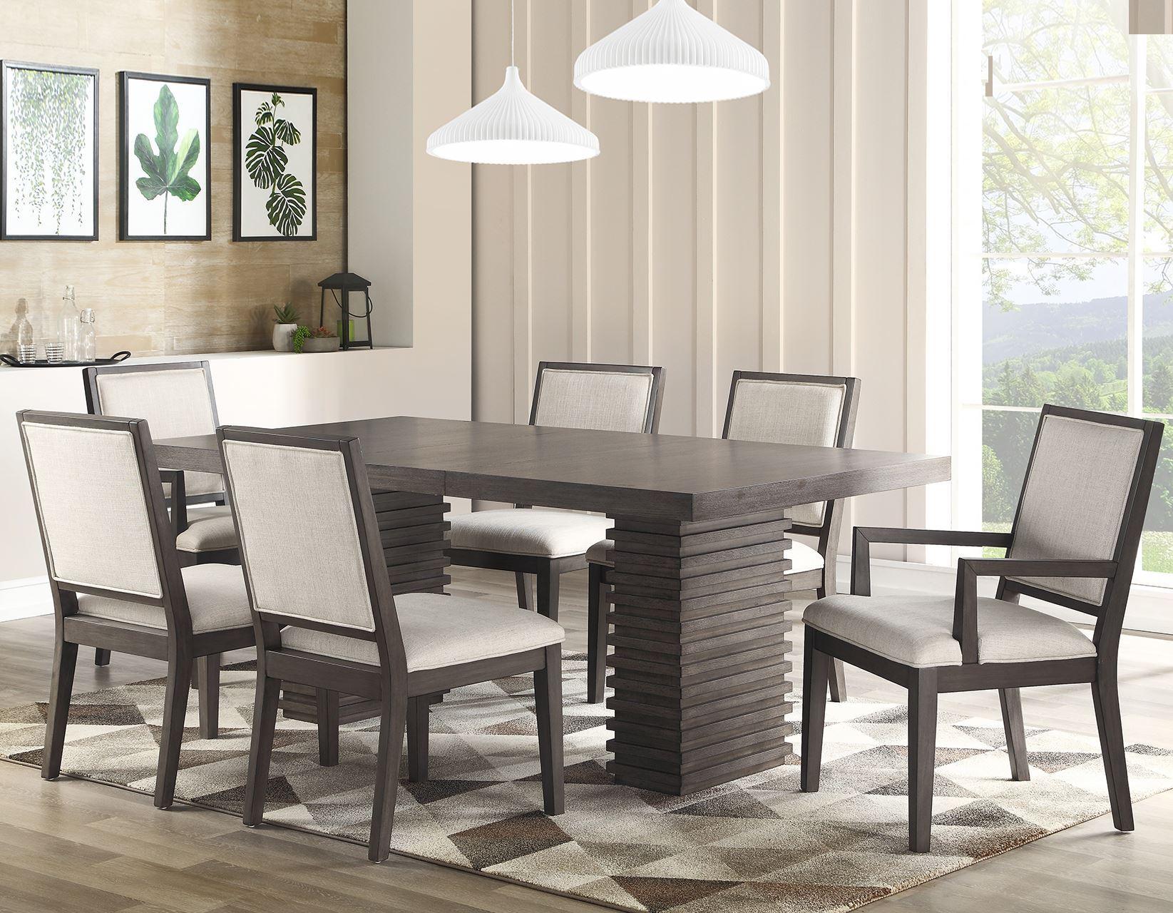Mila 60-78 Inch Dining Table w/18″ Leaf - Image 4