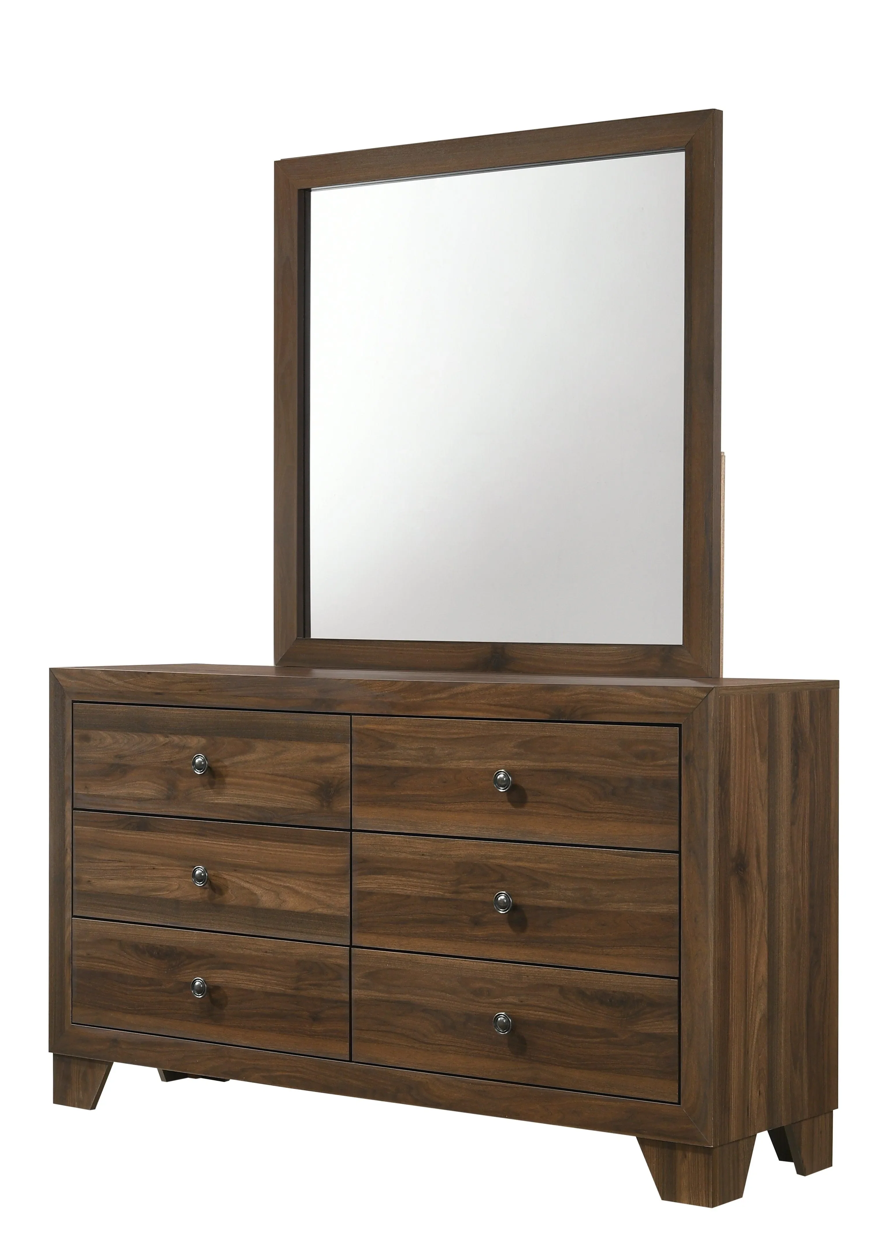 Millie Cherry Brown Panel Bedroom Set - Image 3
