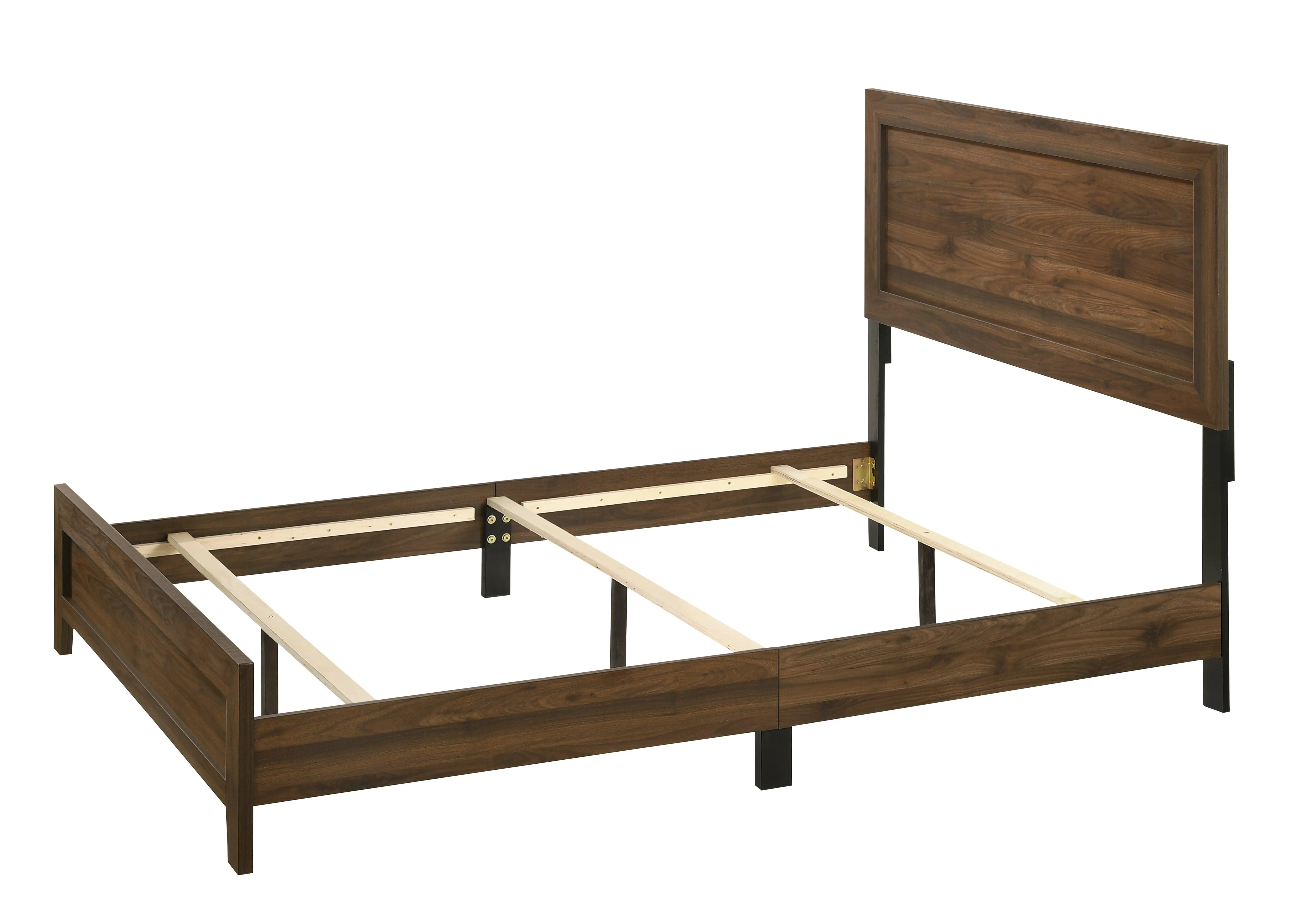 Millie Cherry Brown Queen Panel Bed - Image 2