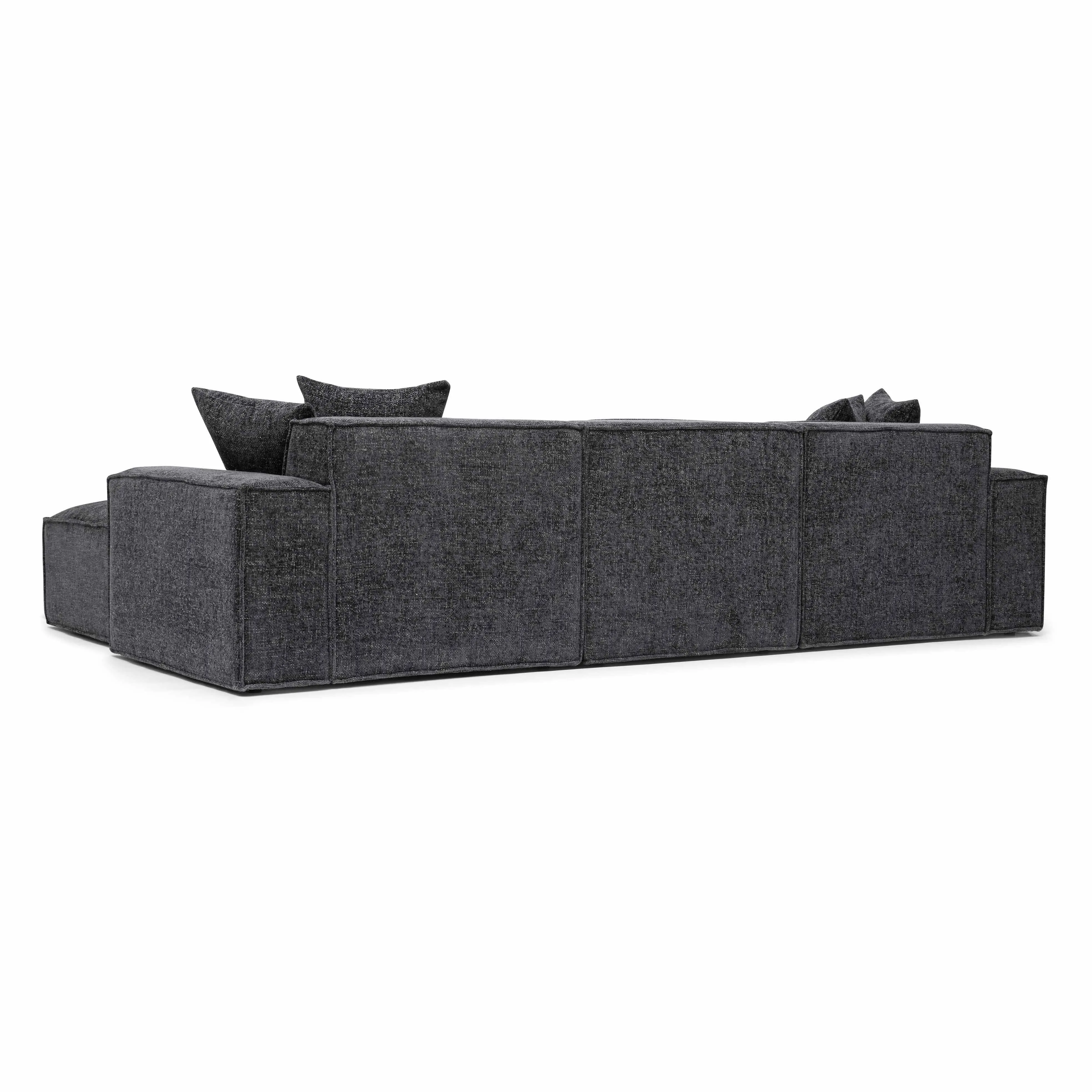 Mindy Chenille Basketweave Modular Sectional - Image 13