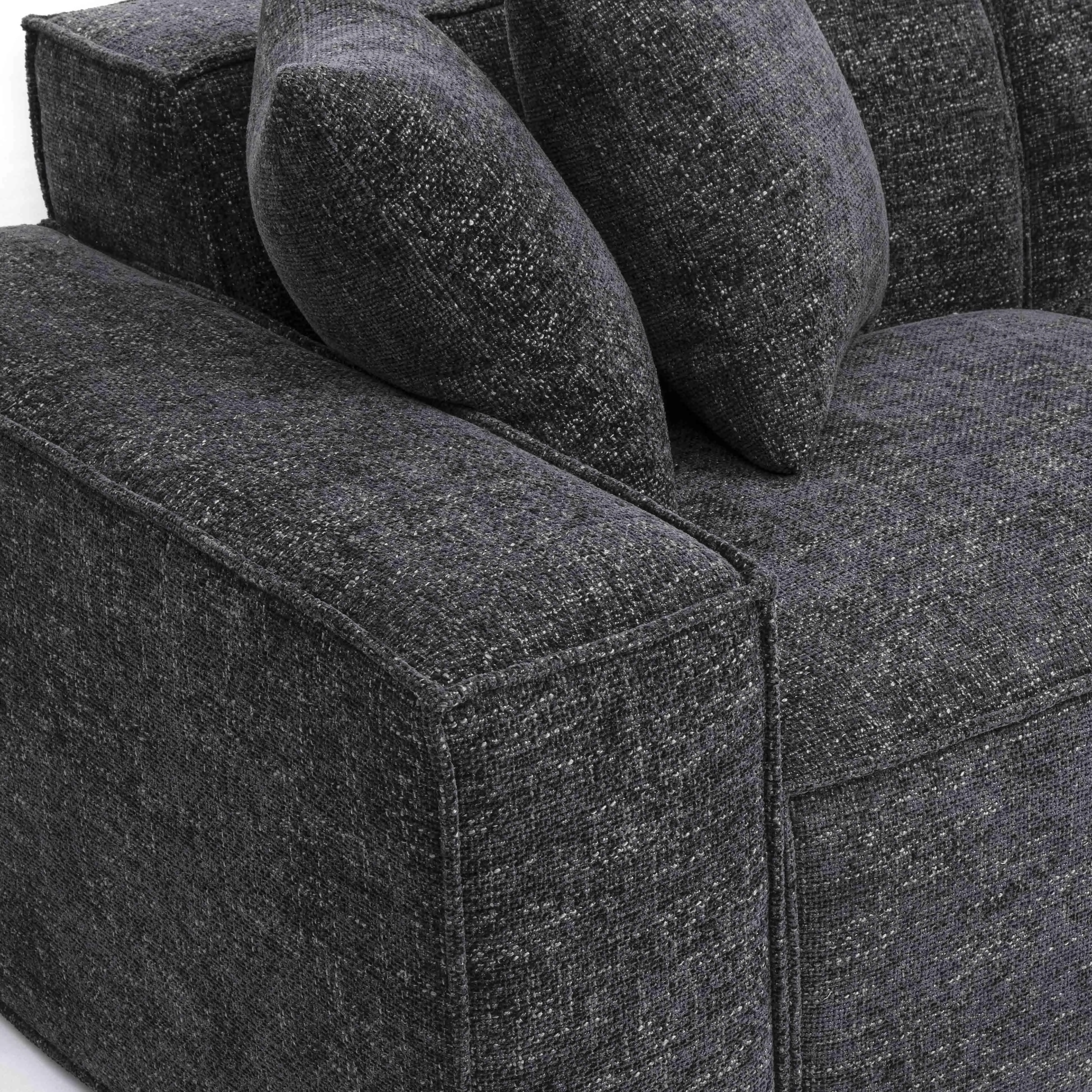 Mindy Chenille Basketweave Modular Sectional - Image 14