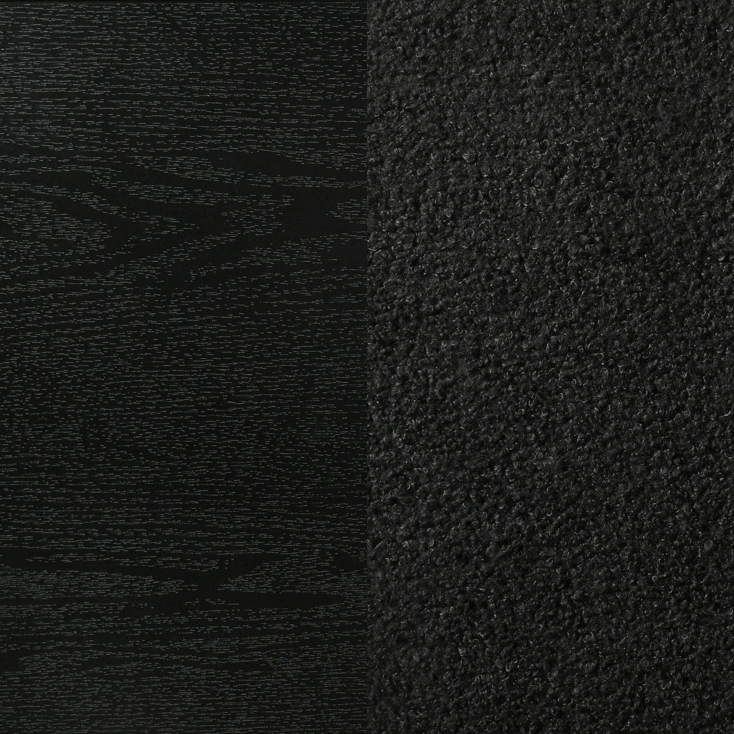 Miranda Black 55-inch Upholstered Eastern King Panel Bed - Image 9