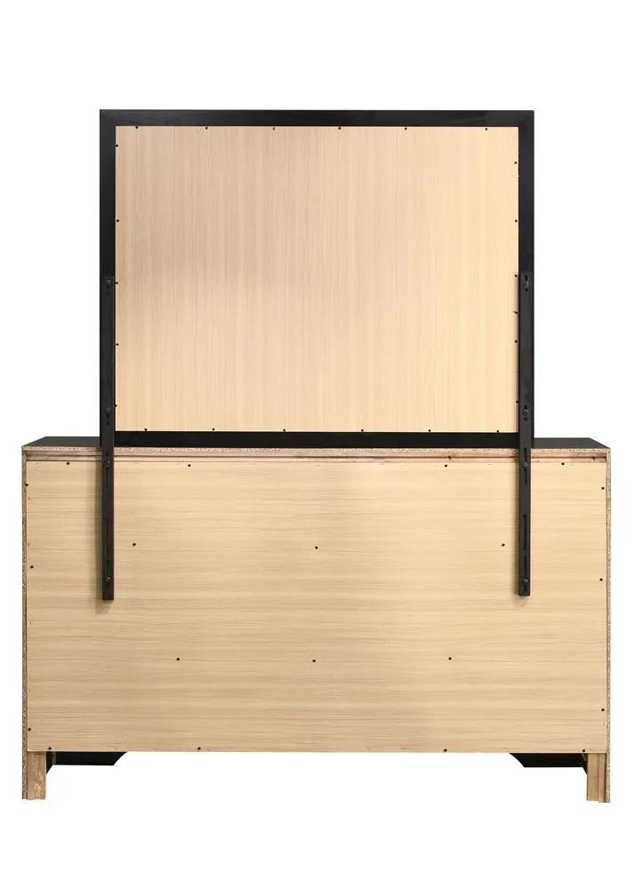Miranda Black Rectangular Mirror - Image 9