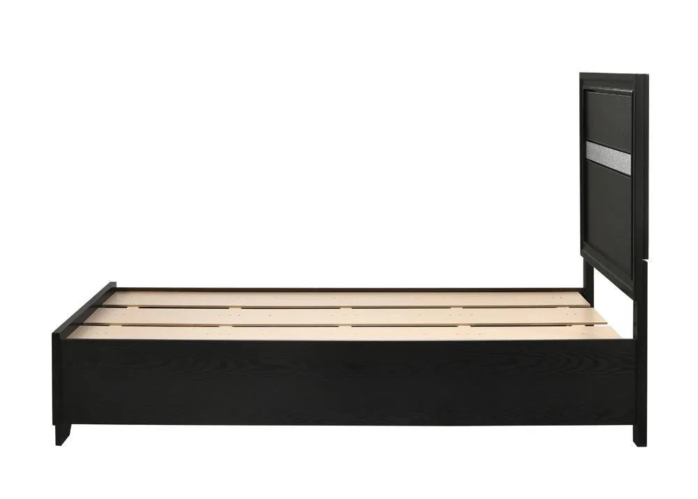 Miranda Black Twin Storage Bed - Image 5