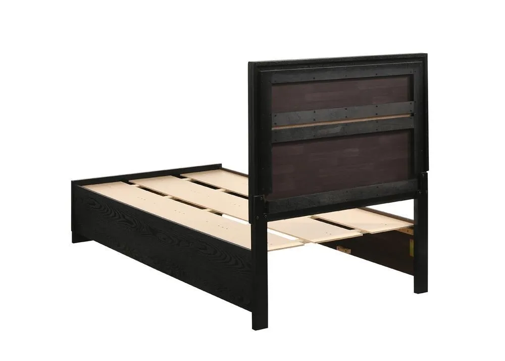 Miranda Black Twin Storage Bed - Image 9