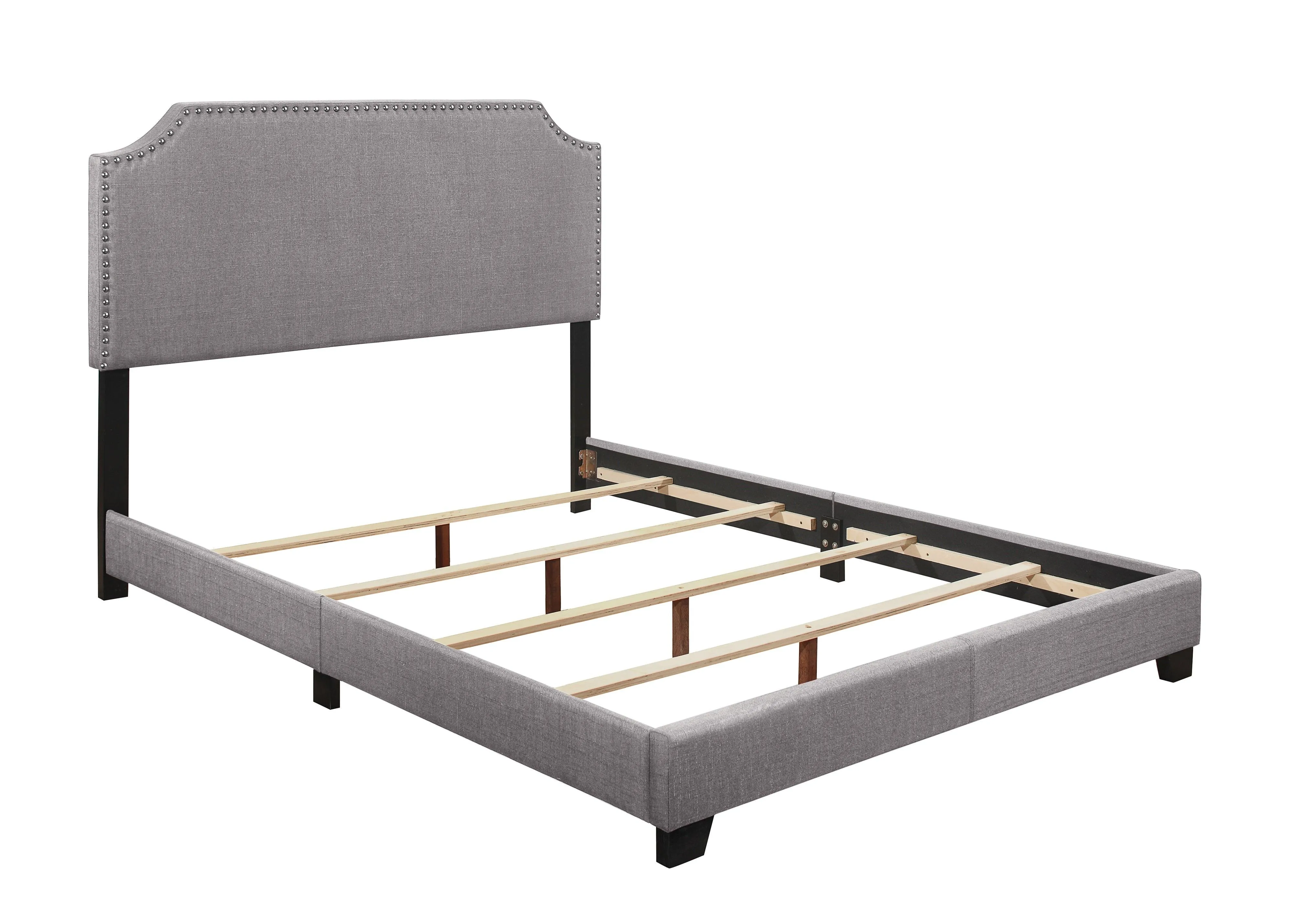 Miranda Gray King Upholstered Bed - Image 2
