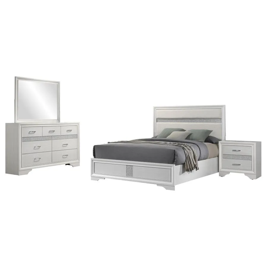 Miranda White 4-Piece Queen Bedroom Set - Image 2