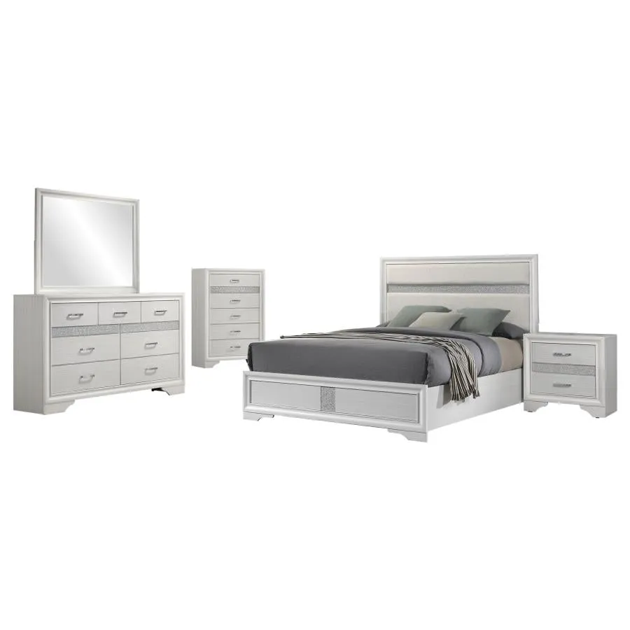 Miranda White 5-Piece Queen Bedroom Set - Image 2