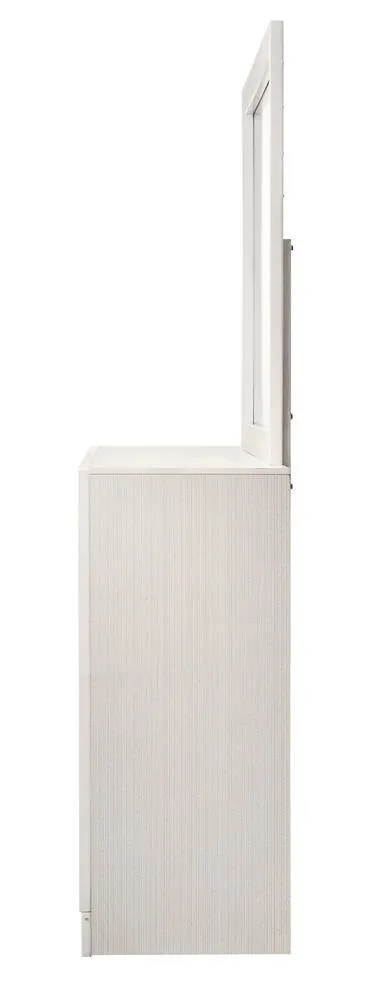 Miranda White Rectangular Mirror - Image 7