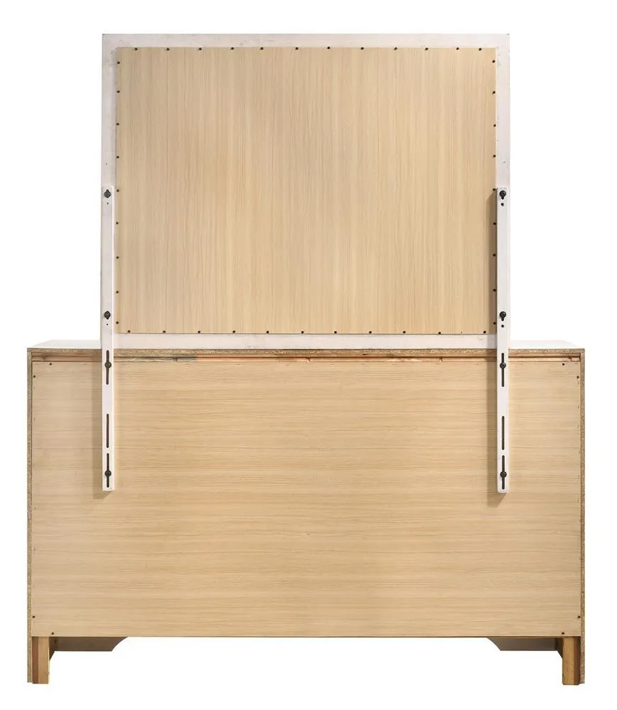 Miranda White Rectangular Mirror - Image 8