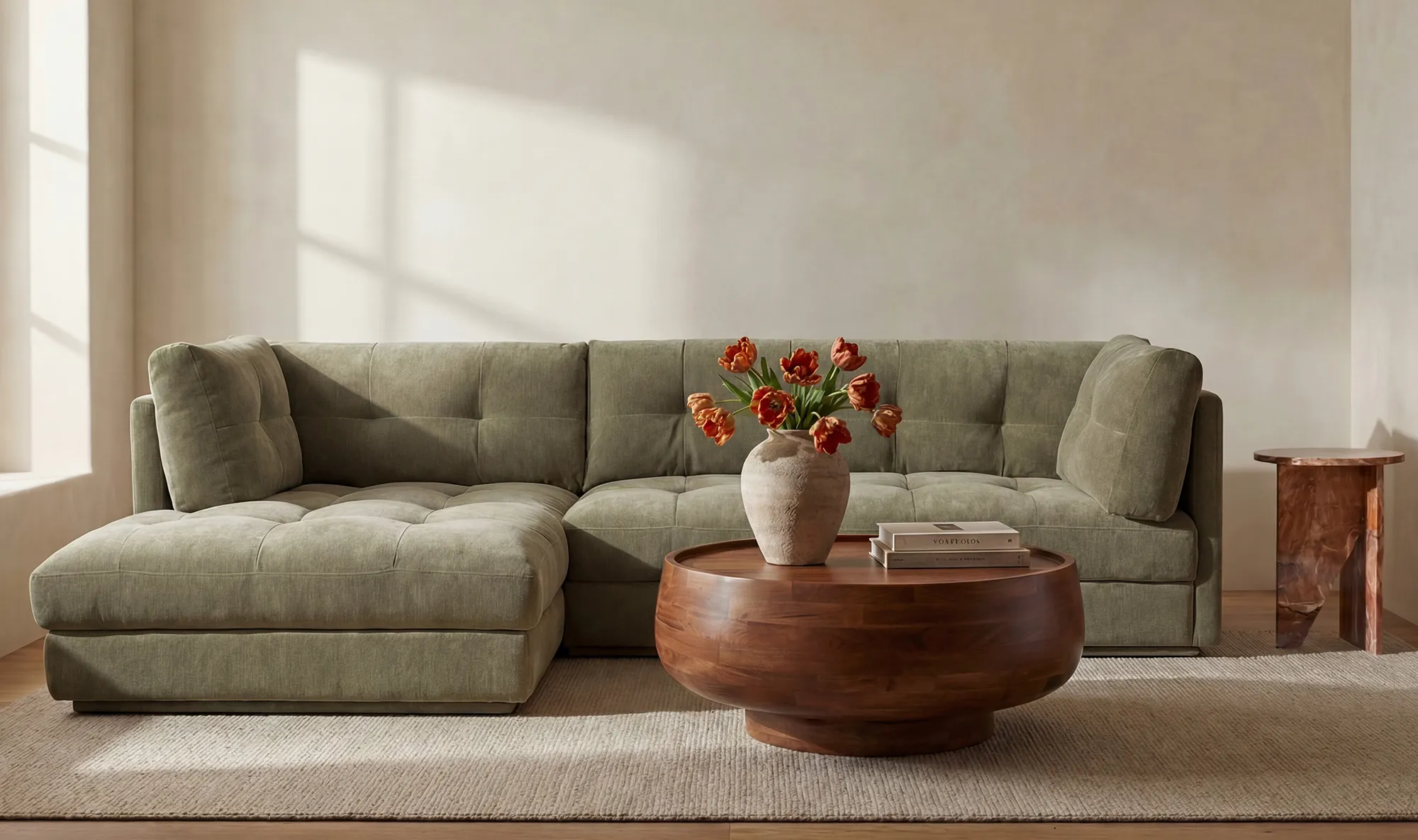Mischa Sectional Sage Green - Image 11