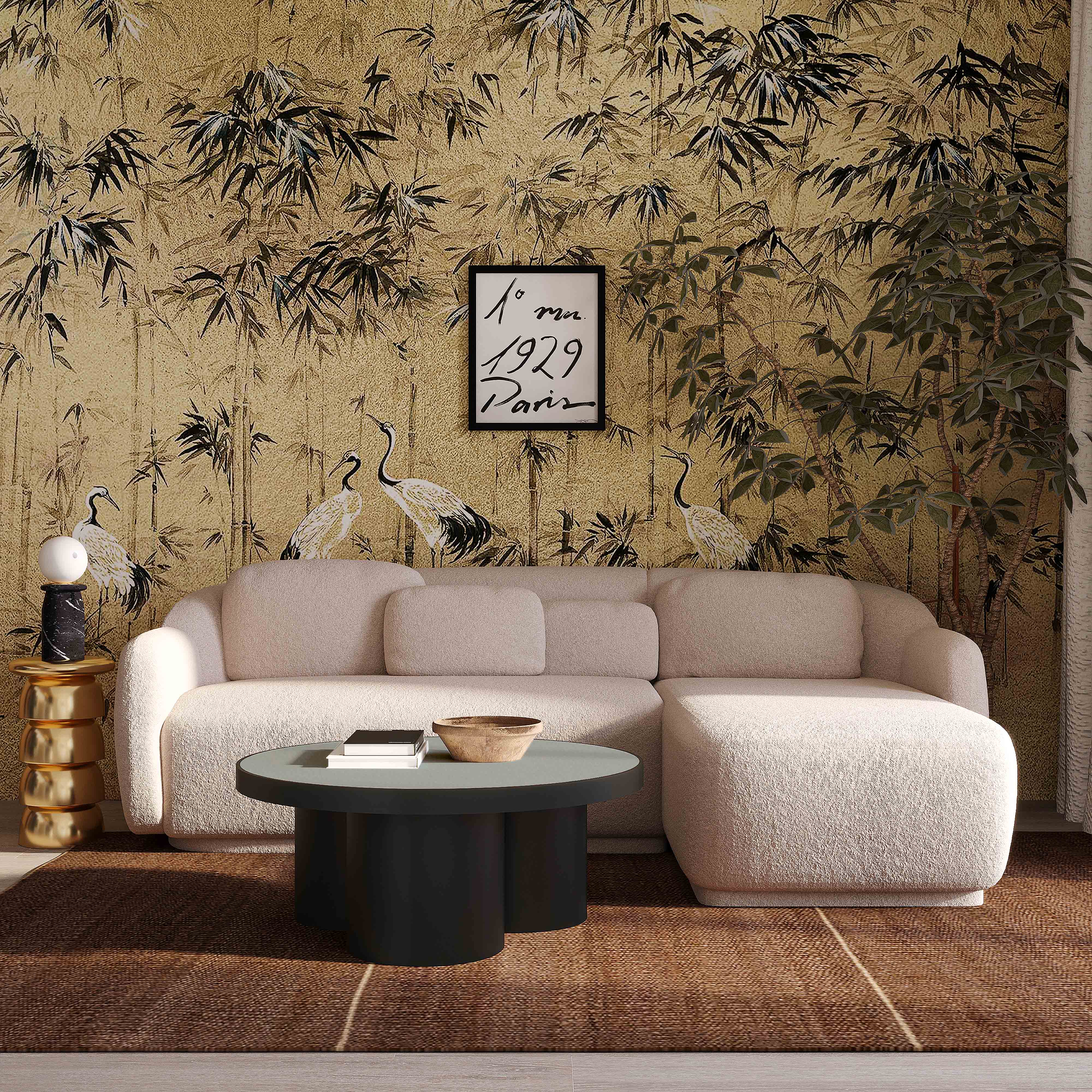 Misty Cream Boucle Sectional - Image 2