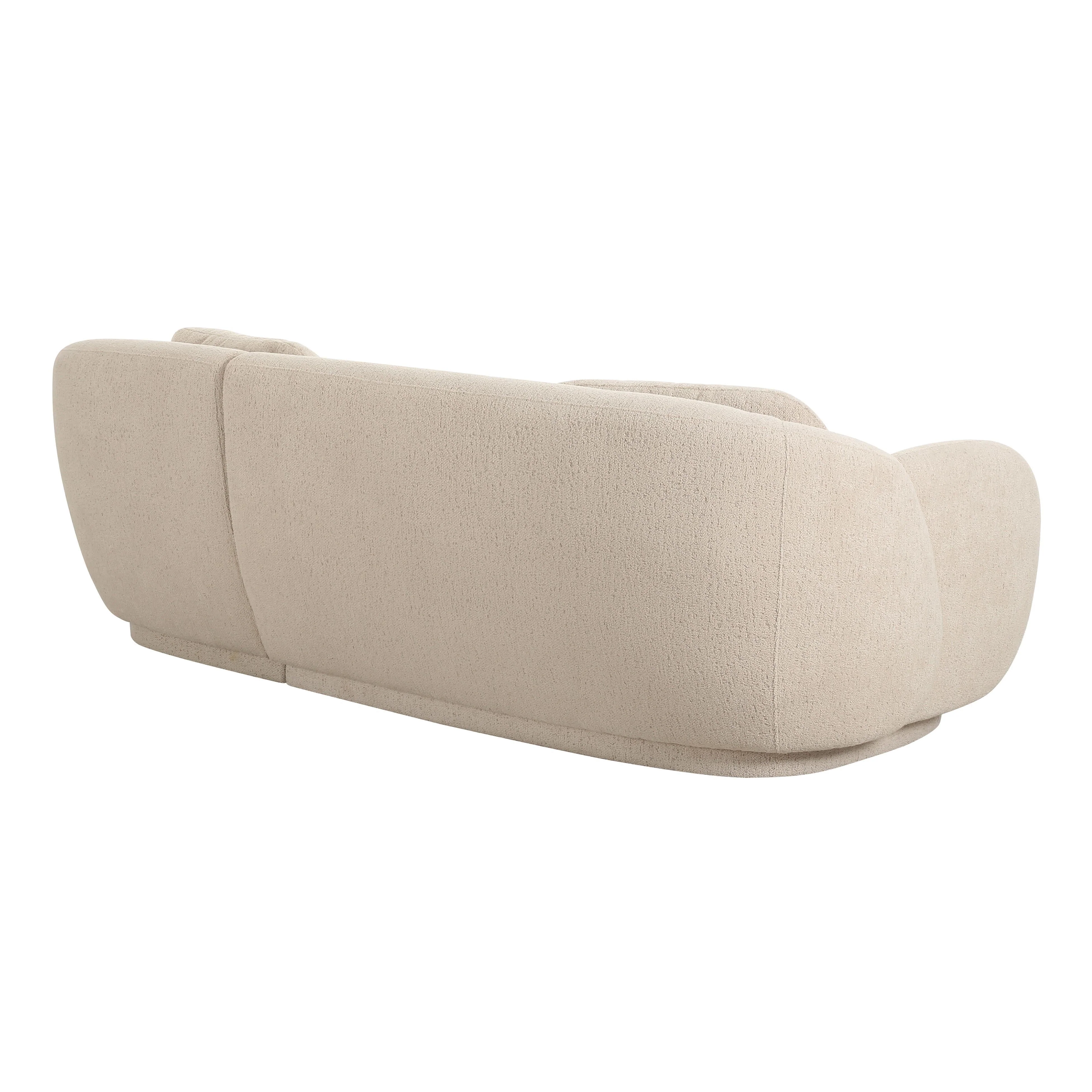 Misty Cream Boucle Sectional - Image 6