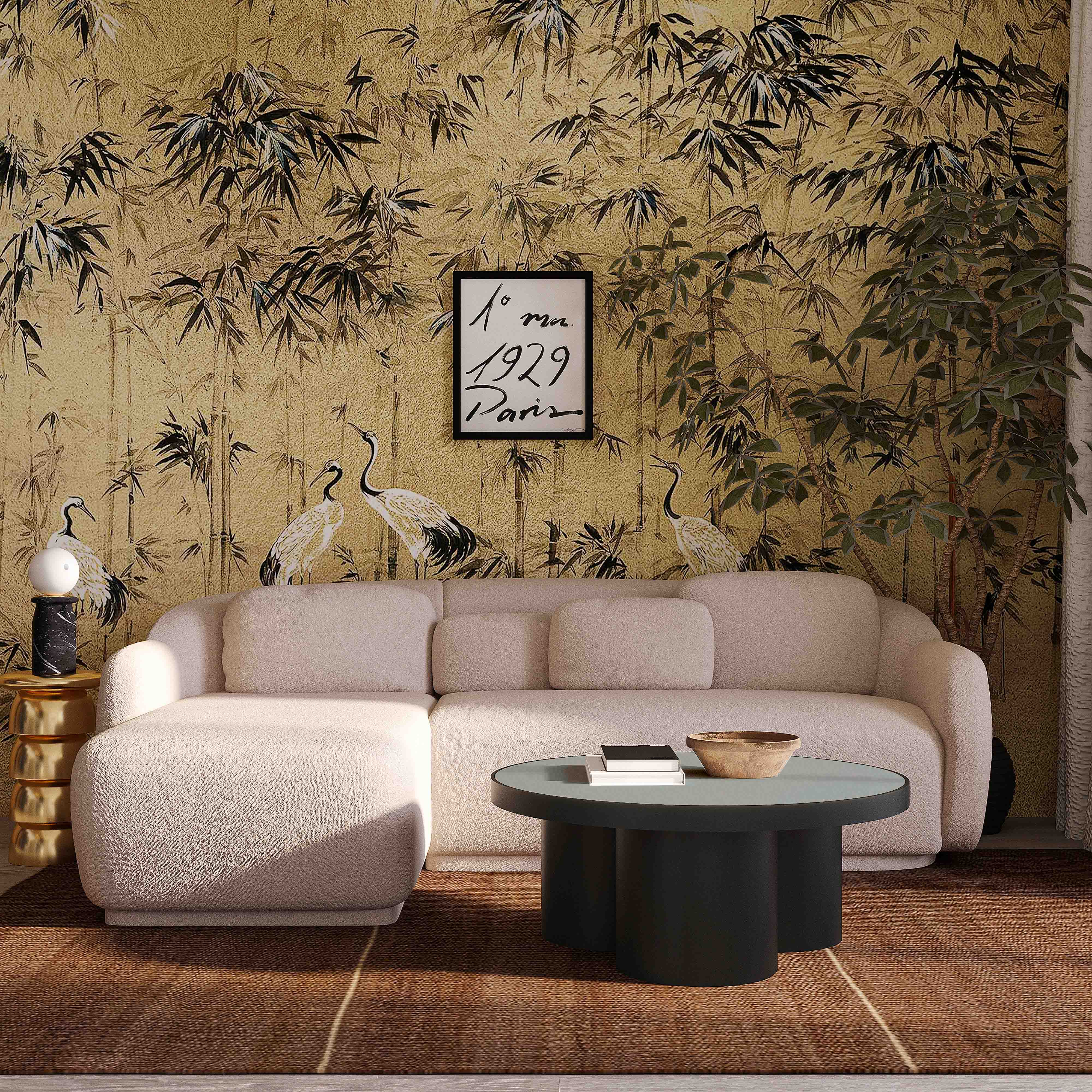 Misty Cream Boucle Sectional - Image 9