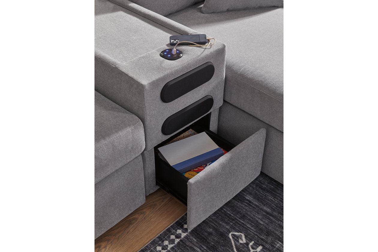 Modmax Granite 4-Piece Sectional with RAF Chaise - Image 7