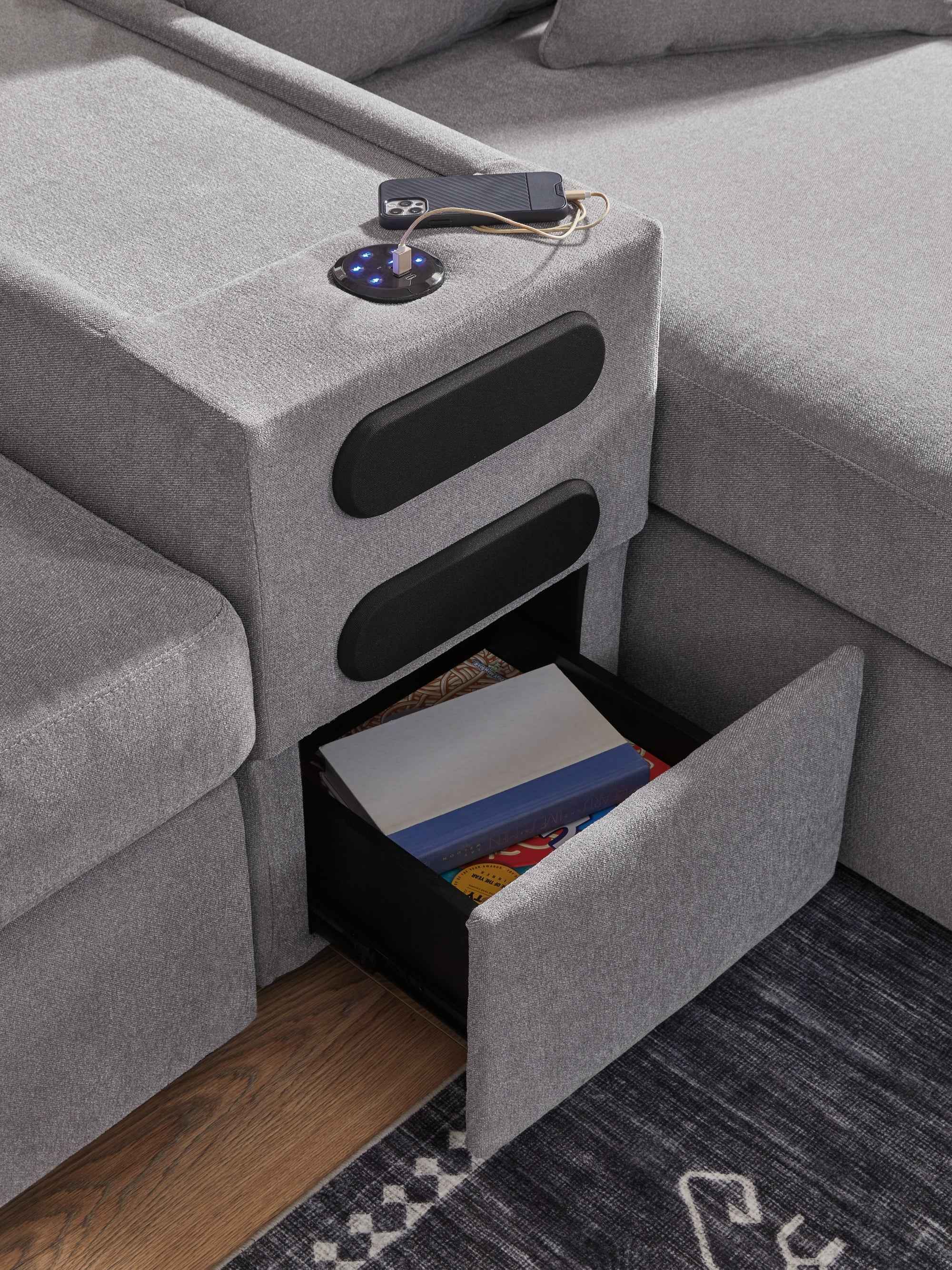Modmax Granite 8-Piece Sectional - Image 17