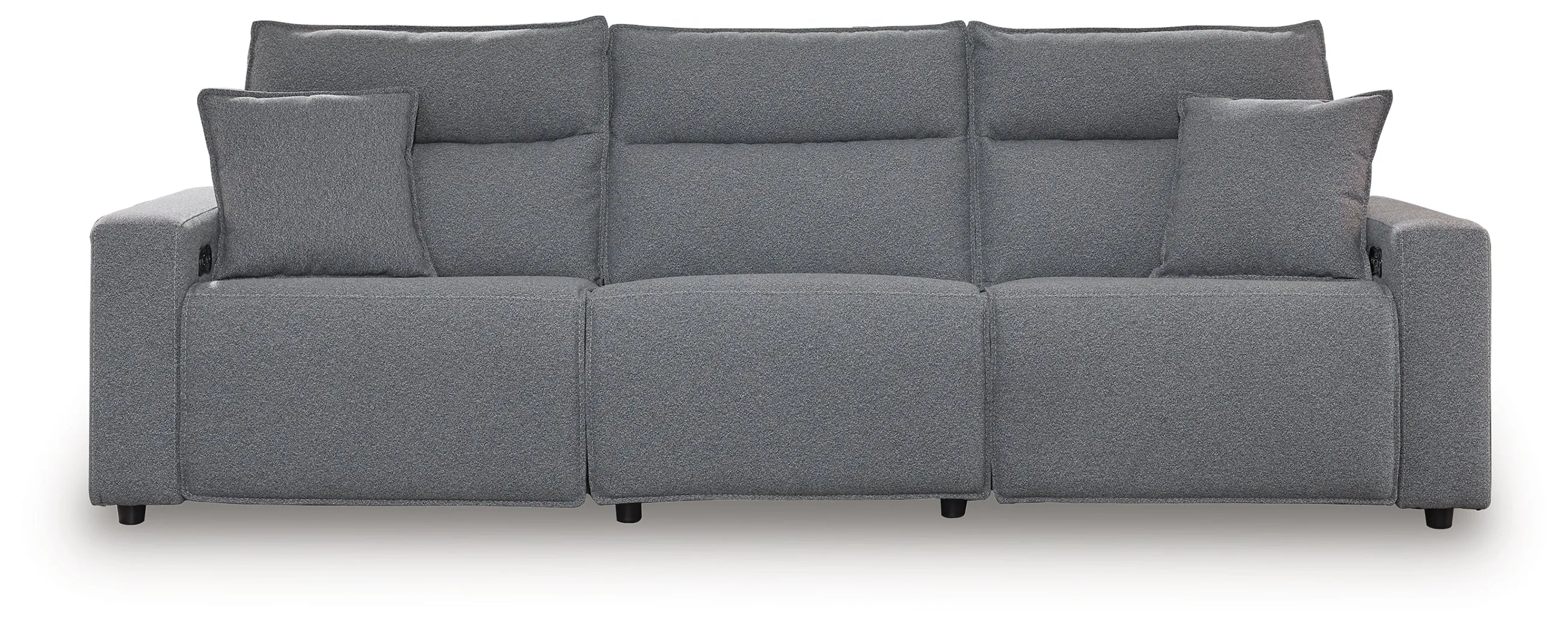 Modmax II Salt and Pepper 3-Piece Power Reclining Modular Sectional - Image 2