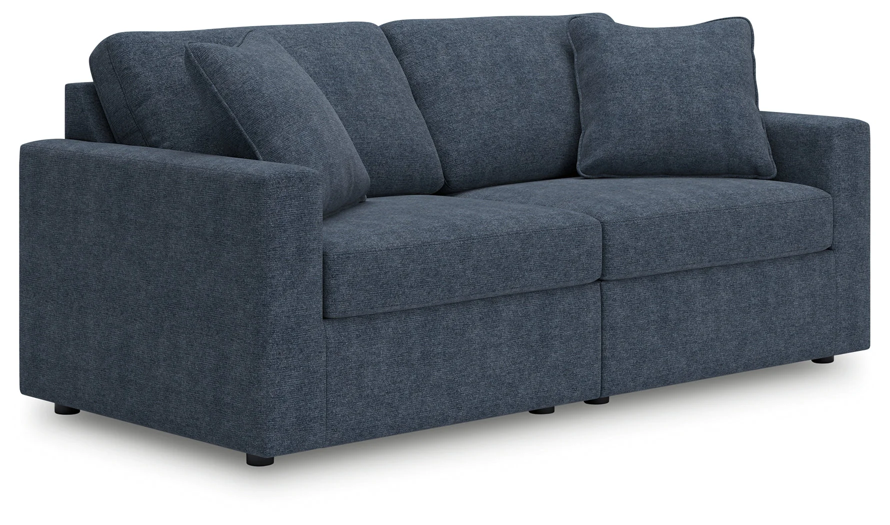 Modmax Ink 2-Piece Modular Next-Gen Nuvella™ Performance Fabric Loveseat - Image 2