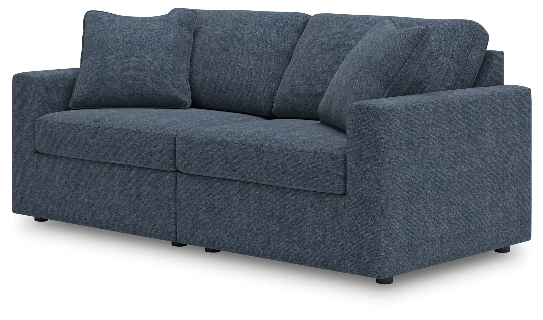 Modmax Ink 2-Piece Modular Next-Gen Nuvella™ Performance Fabric Loveseat - Image 4