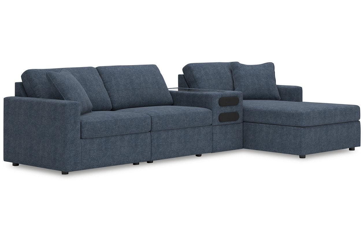 Modmax Ink 4-Piece Sectional with RAF Chaise