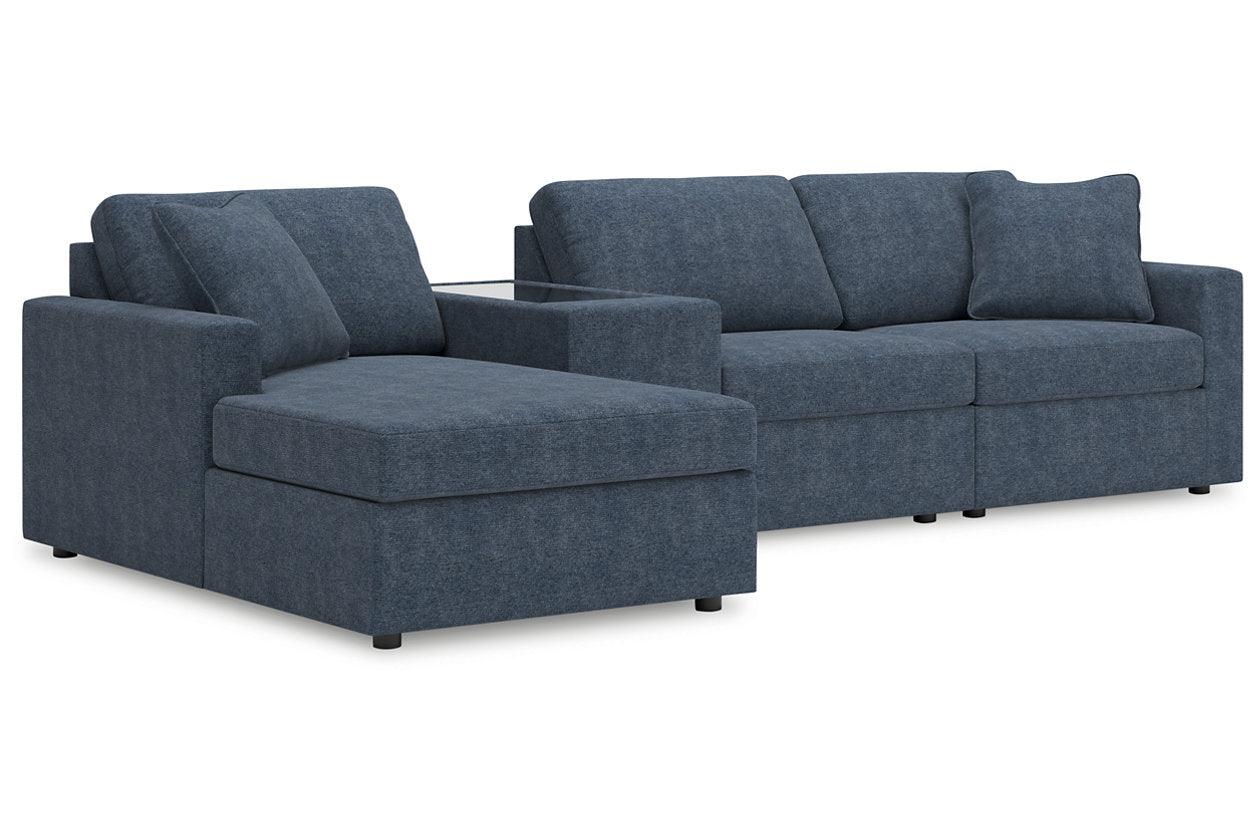 Modmax Ink 4-Piece Sectional with LAF Chaise