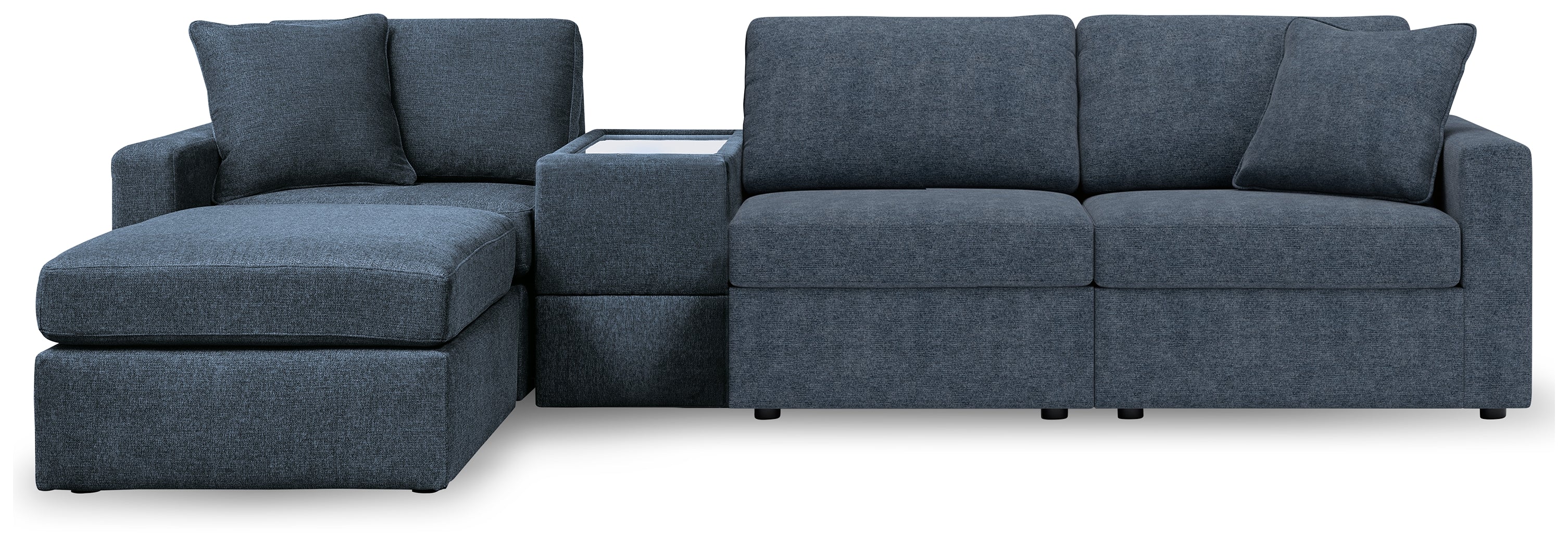 Modmax Ink 4-Piece Sectional with Ottoman