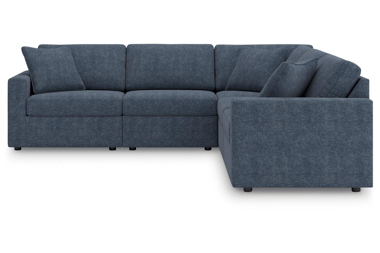 Modmax Ink 5-Piece Sectional and Swivel Glider Recliner - Image 11