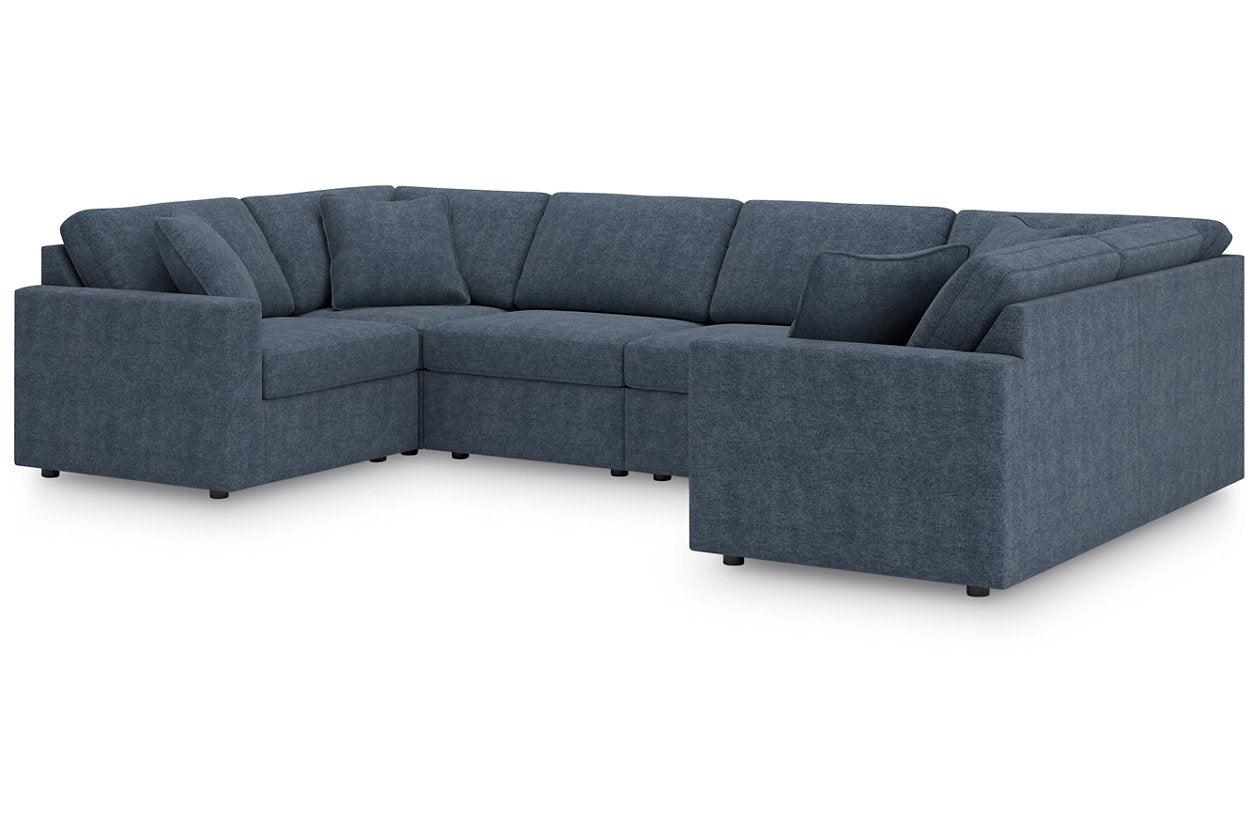 Modmax Ink 6-Piece Performance Fabric Modular Sectional