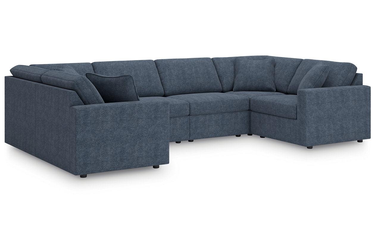 Modmax Ink 6-Piece Performance Fabric Modular Sectional - Image 2