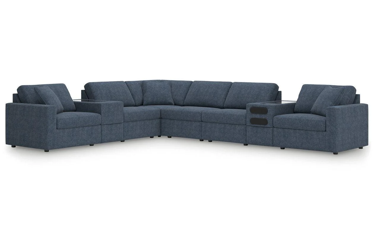 Modmax Ink 8-Piece Performance Fabric Sectional