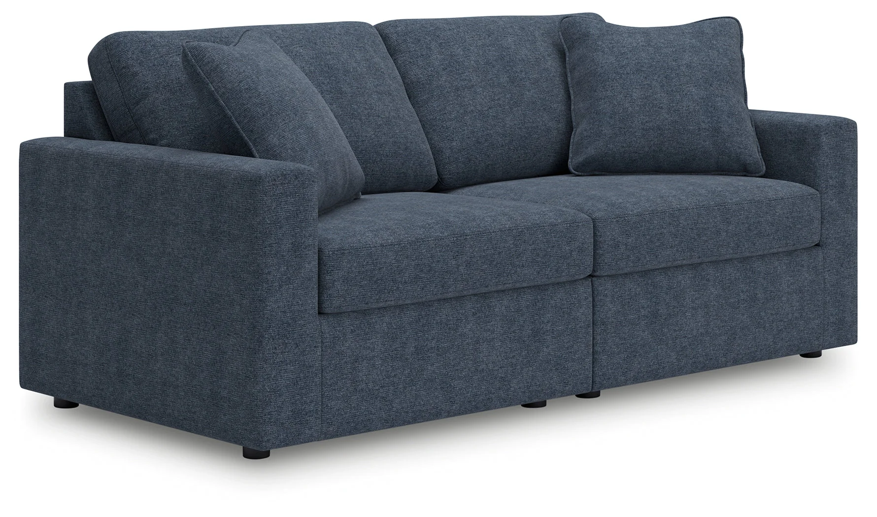 Modmax Ink Sofa and Loveseat with Storage Console - Image 8