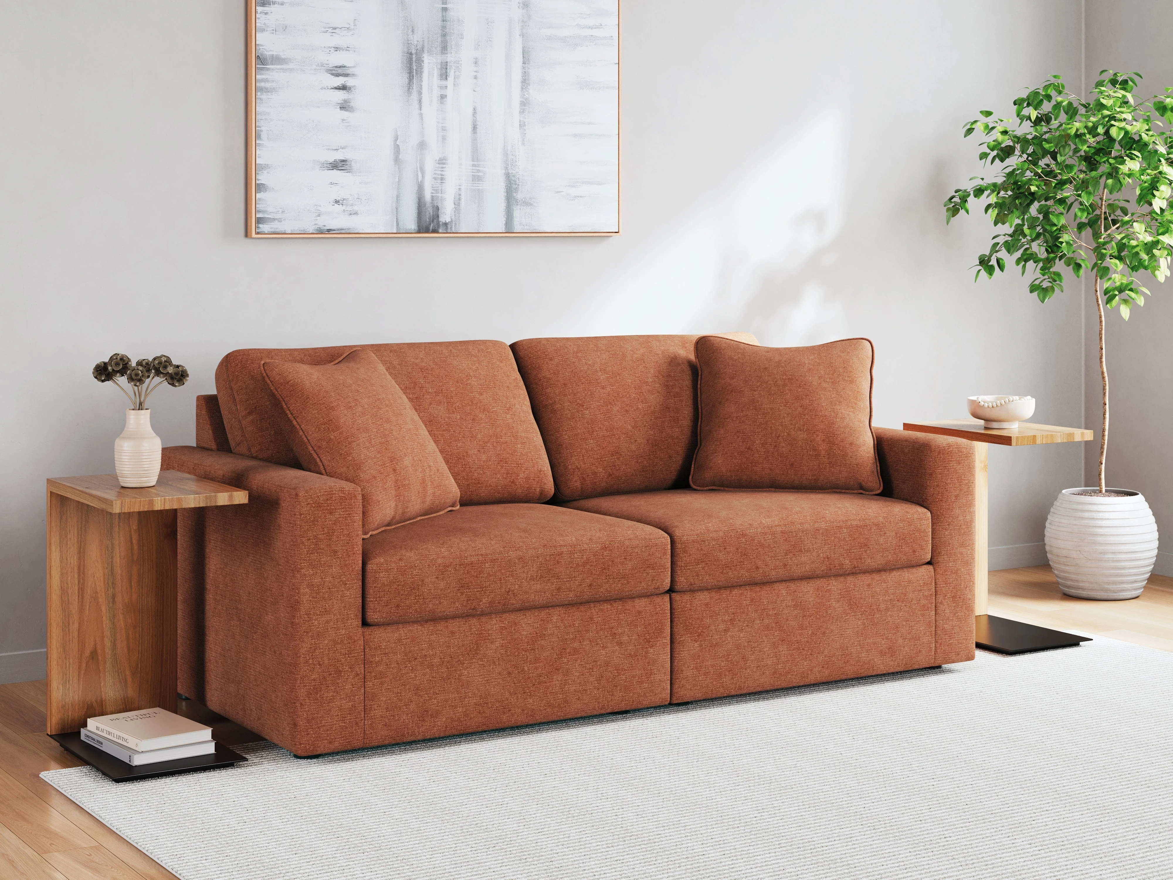 Modmax Spice 7-Piece Sectional and 2 Ottomans - Image 23