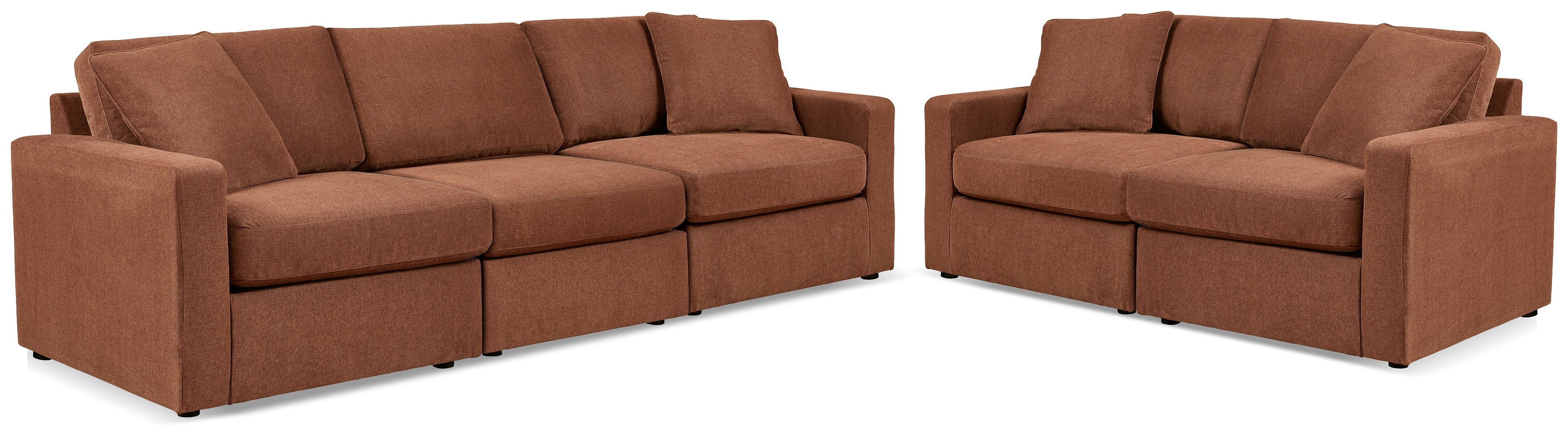 Modmax Spice Performance Fabric Sofa and Loveseat