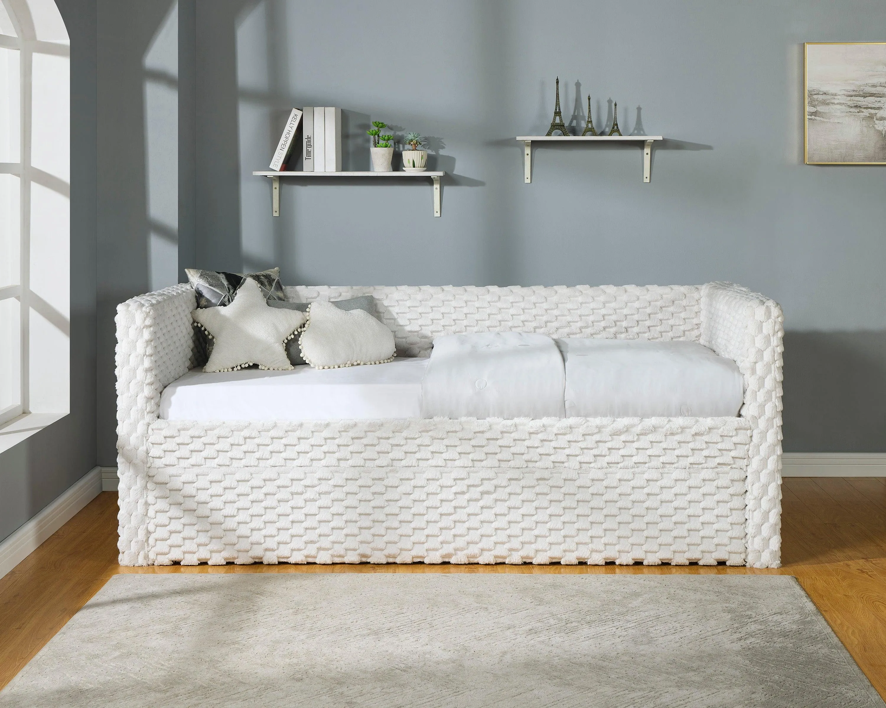 Molly Whote Dove Twin Daybed with Trundle - Image 2