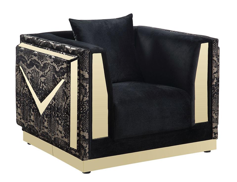 Monaco Black Living Room Set - Image 6