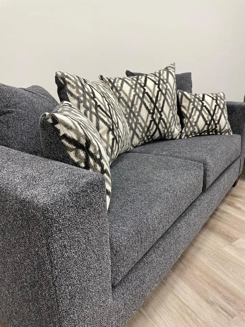 Monroe Steel Sofa & Loveseat - Image 2