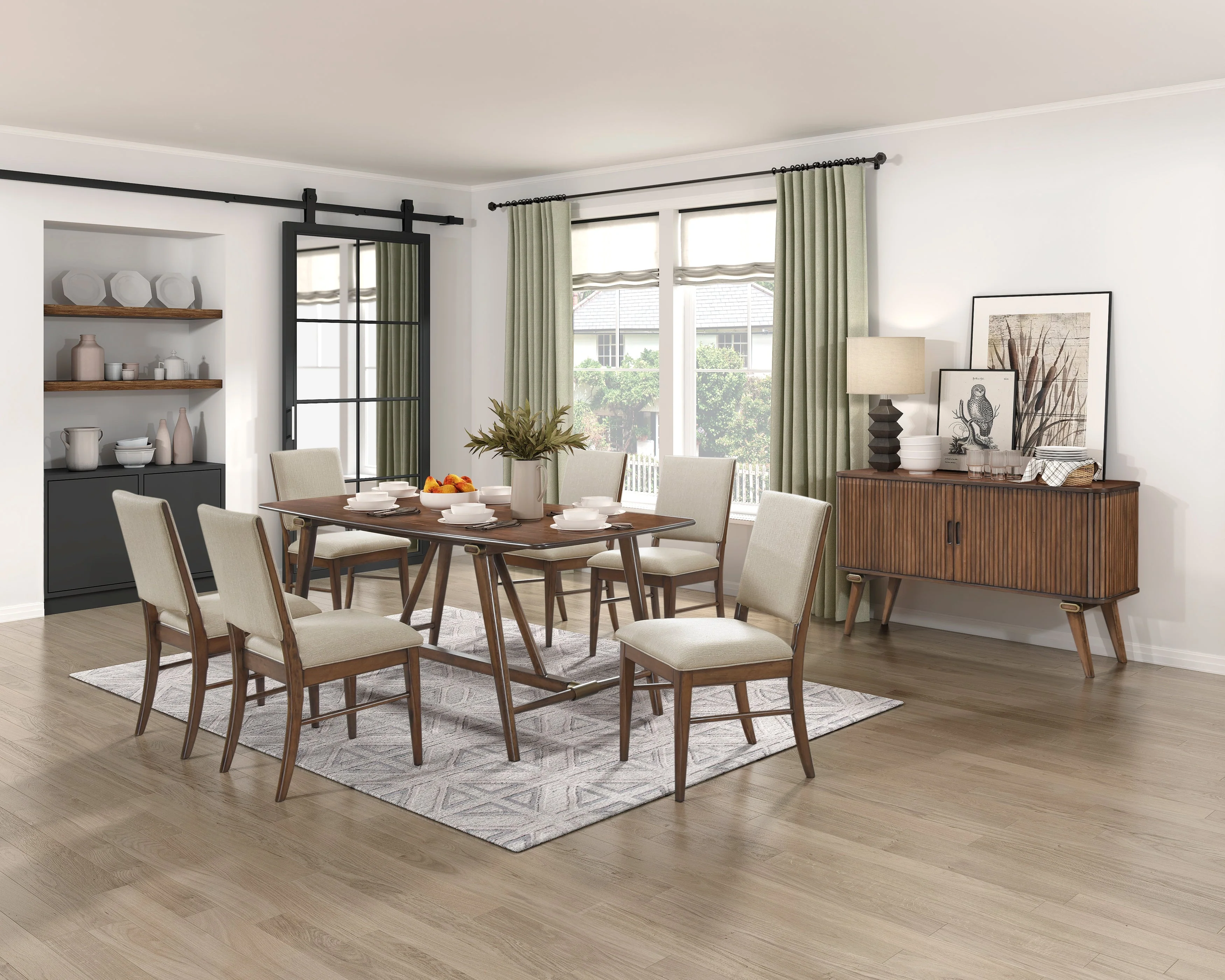 Monroe Walnut Dining Table - Image 3