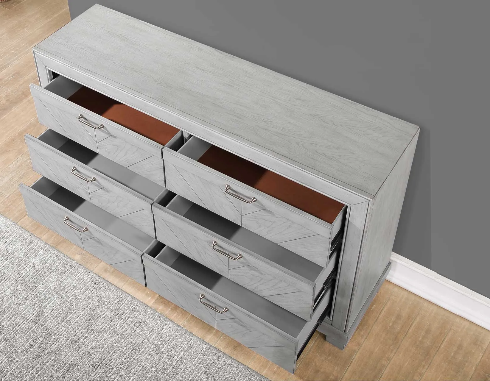 Montana Matte Gray Bedroom Set - Image 17