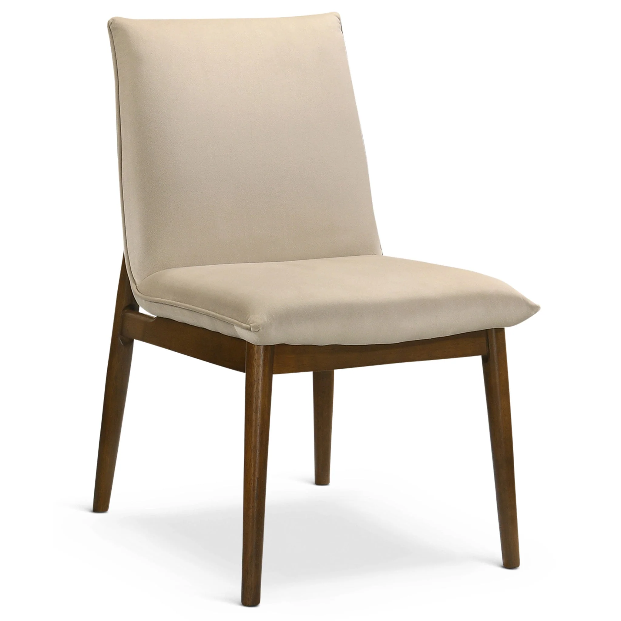 Monza Beige Velvet Dining Chair (Set Of 2) - Image 6