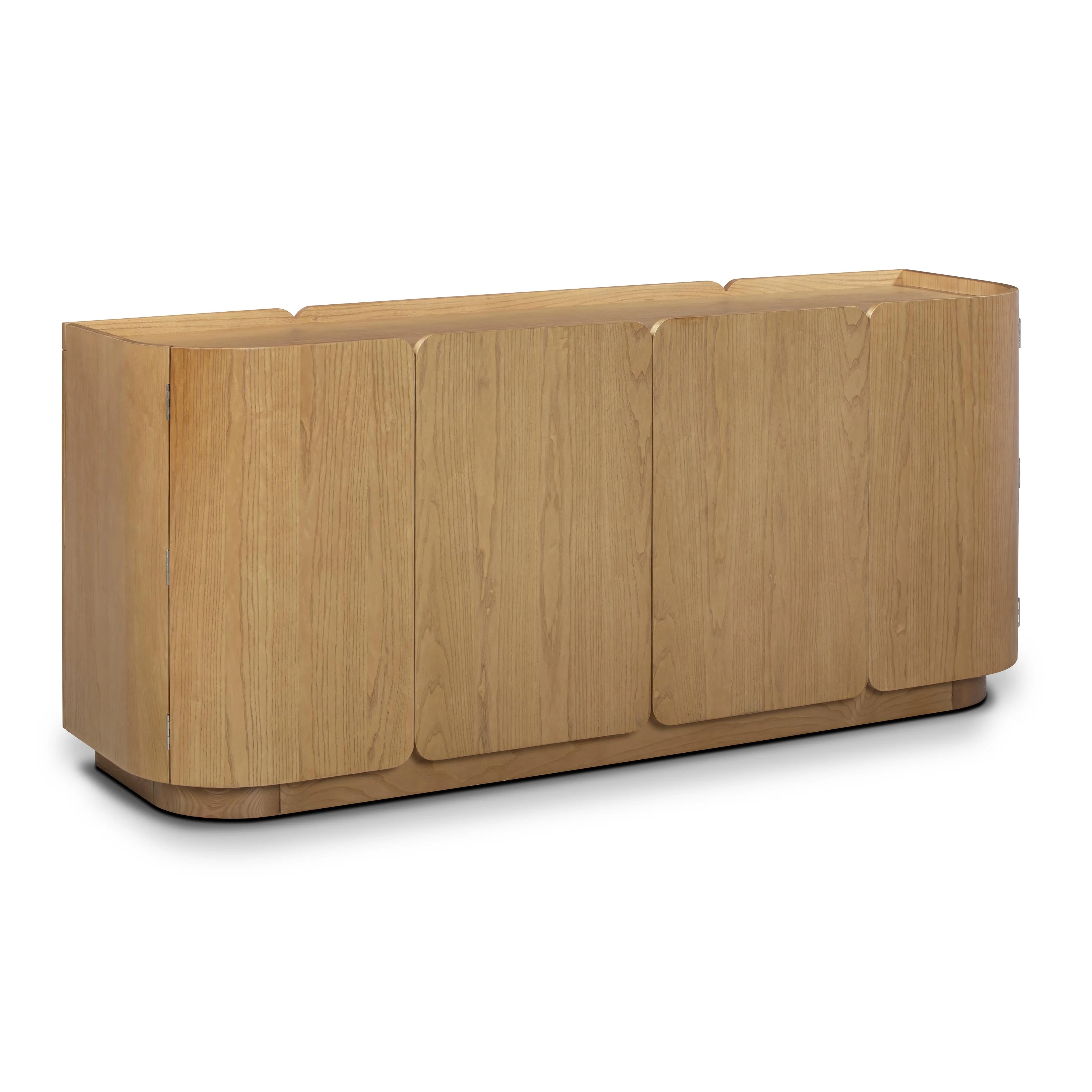 Moora 70" Natural Ash 4-Door Sideboard - Image 3