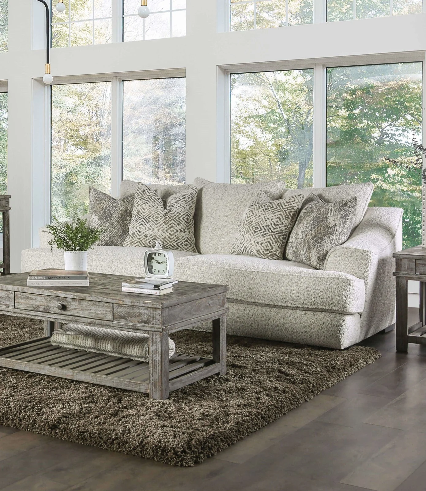 Moorpark Off-White Sofa & Loveseat - Image 2