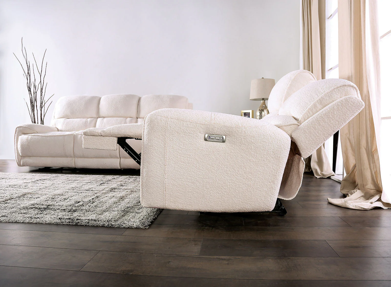 Morcote Beige Power Reclining Sofa & Loveseat - Image 4