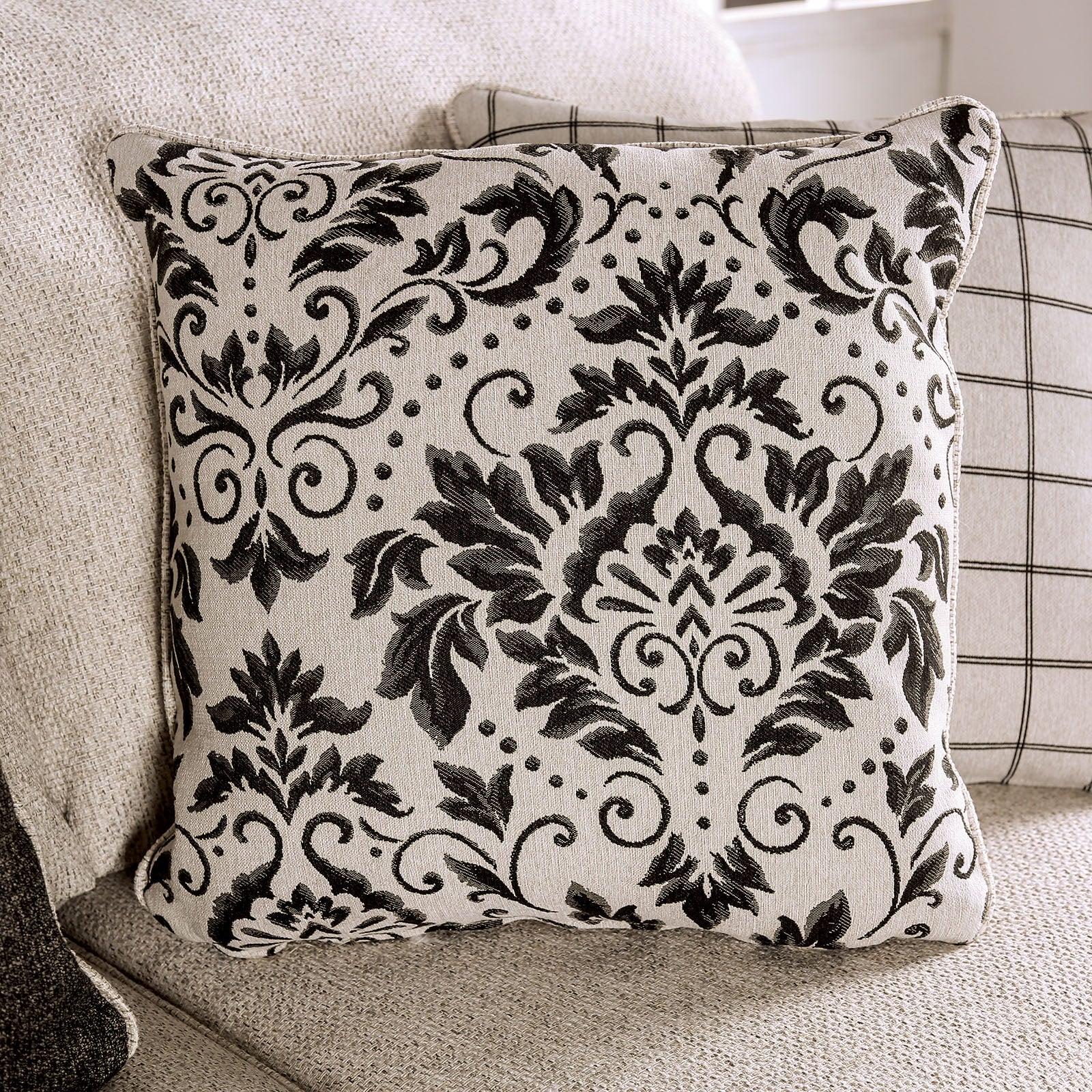 Mossley Ivory Sofa & Loveseat - Image 7