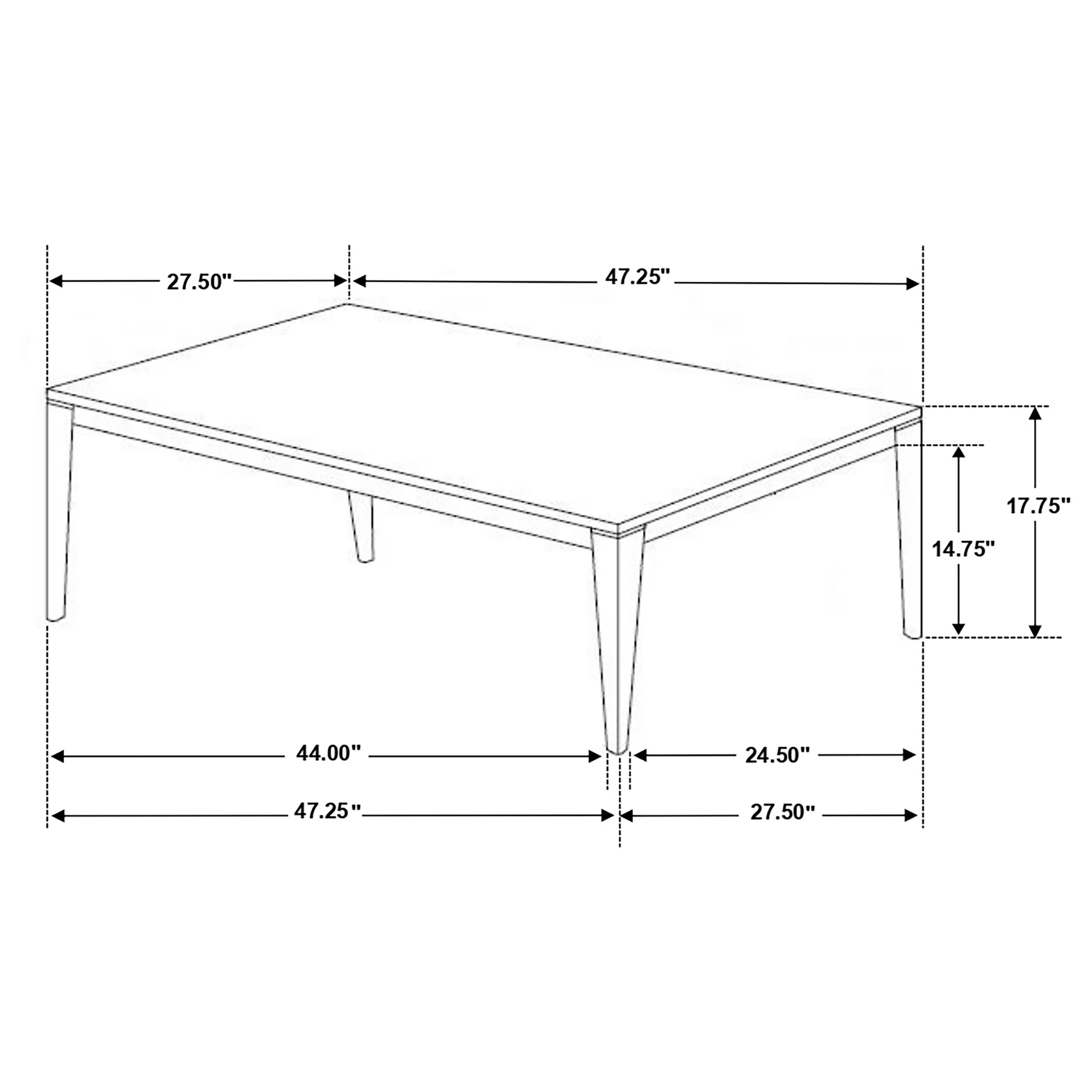 Mozzi Gray 2-Piece Faux Marble Coffee and End Table Set - Image 13