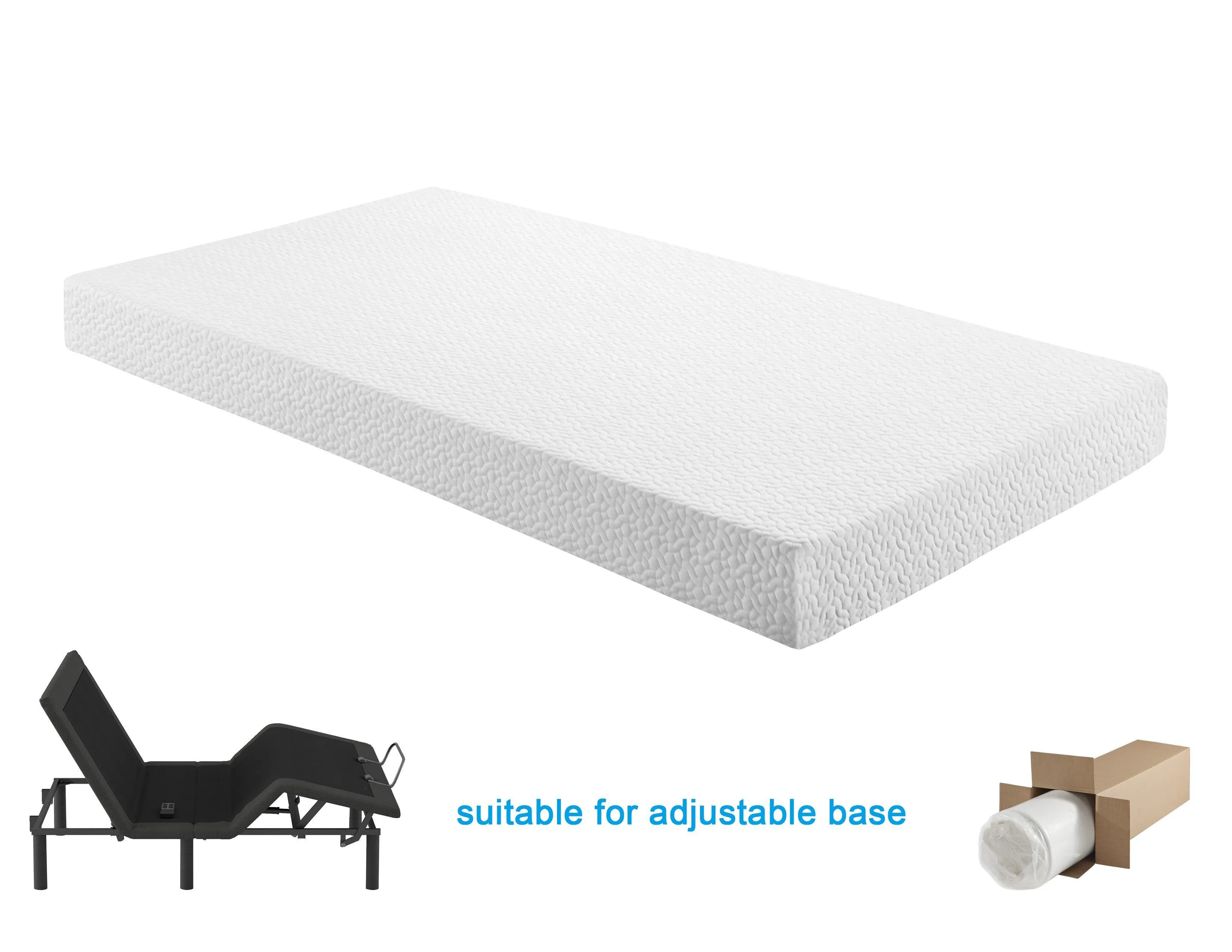 MT-G08T 8" Twin Gel-Infused Memory Foam Mattress - Image 3
