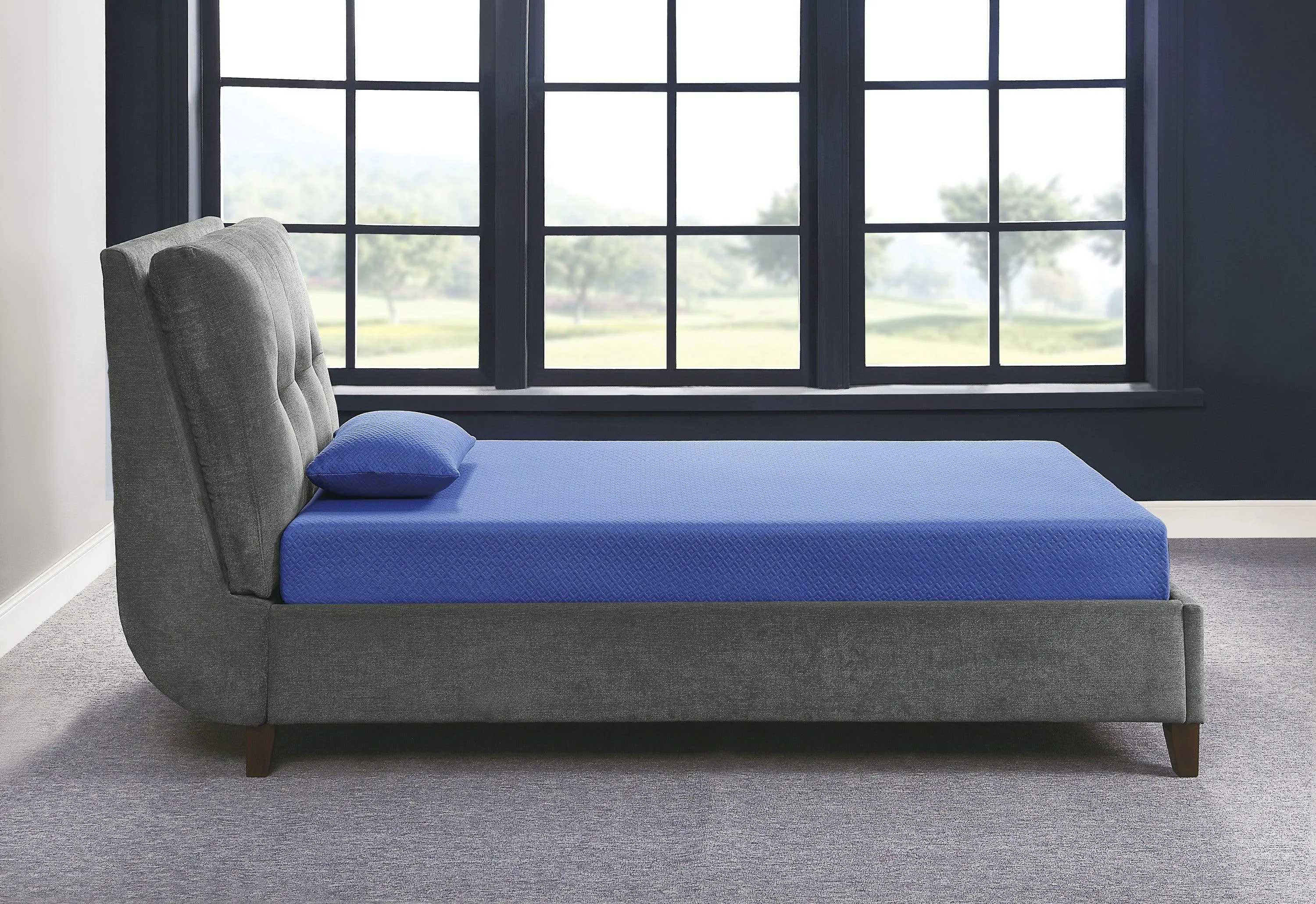 MT-PG07BLT 7" Blue Twin Gel-Infused Memory Foam Mattress Set - Image 8