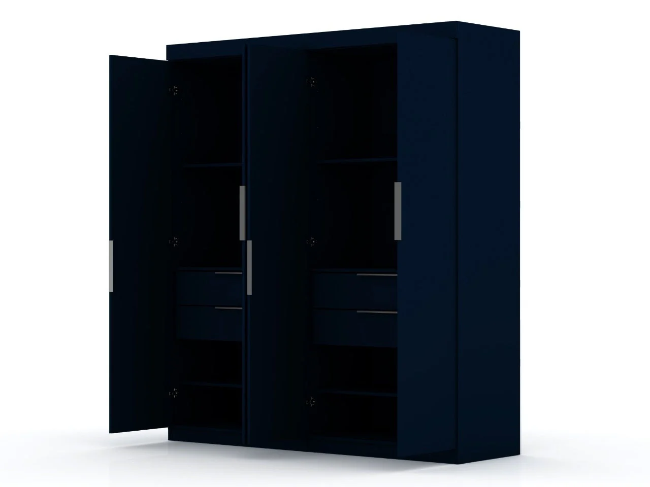 Mulberry 2.0 Wardrobe Closet in Tatiana Midnight Blue (set of 2) - Image 4