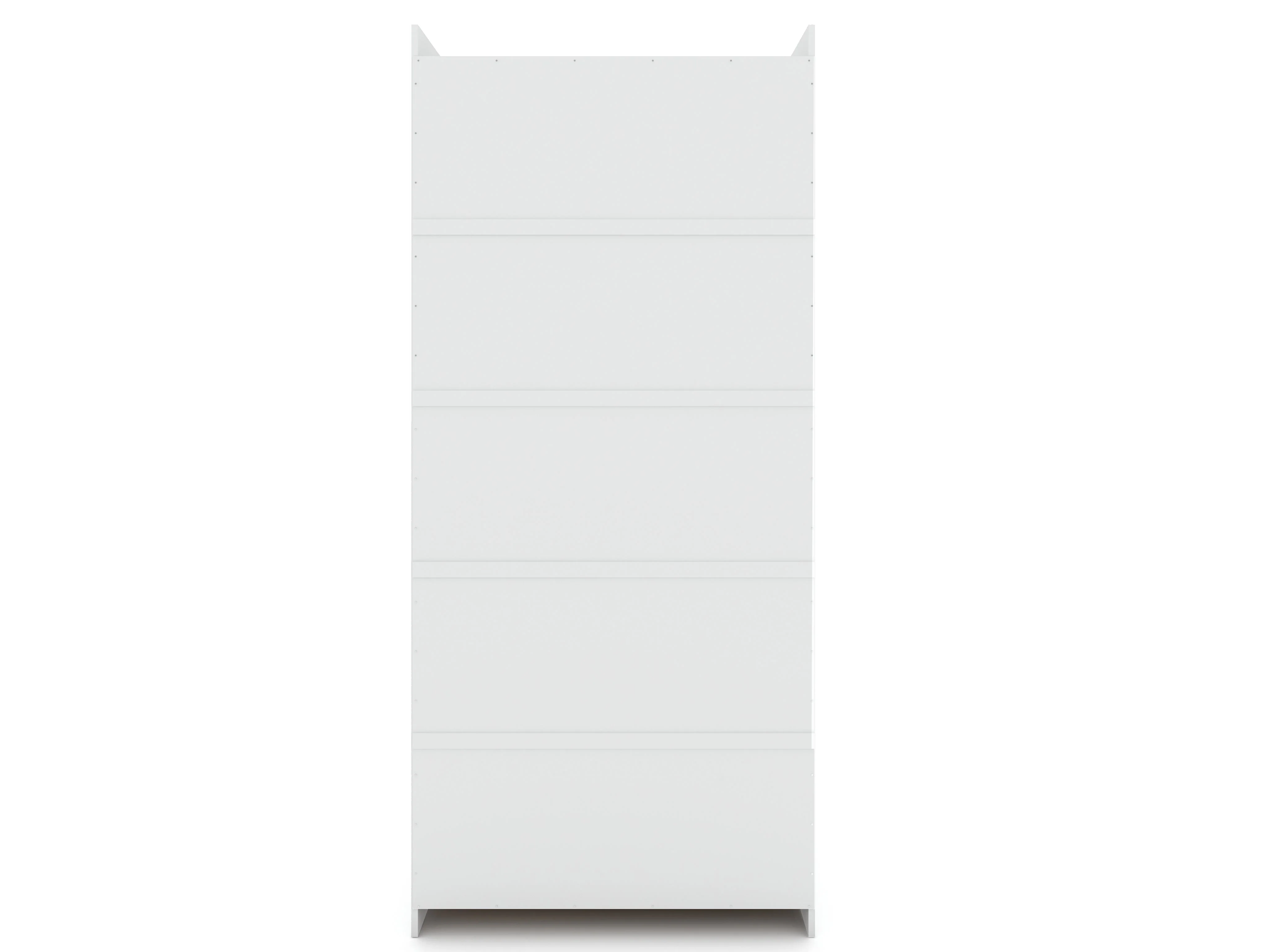 Mulberry Open 1 Sectional Closet in White - Image 9