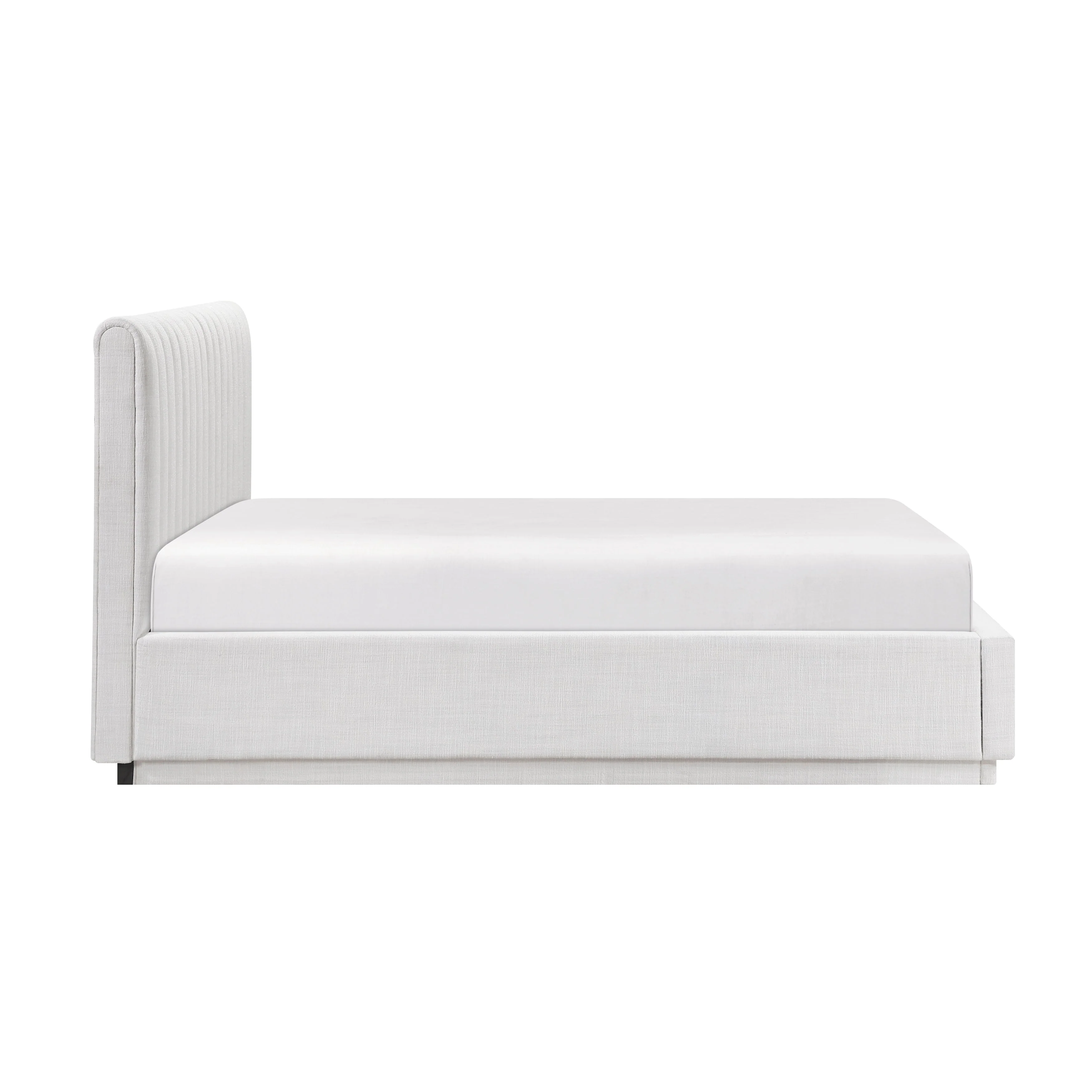 Mulvane Natural Queen Upholstered Platform Bed - Image 6