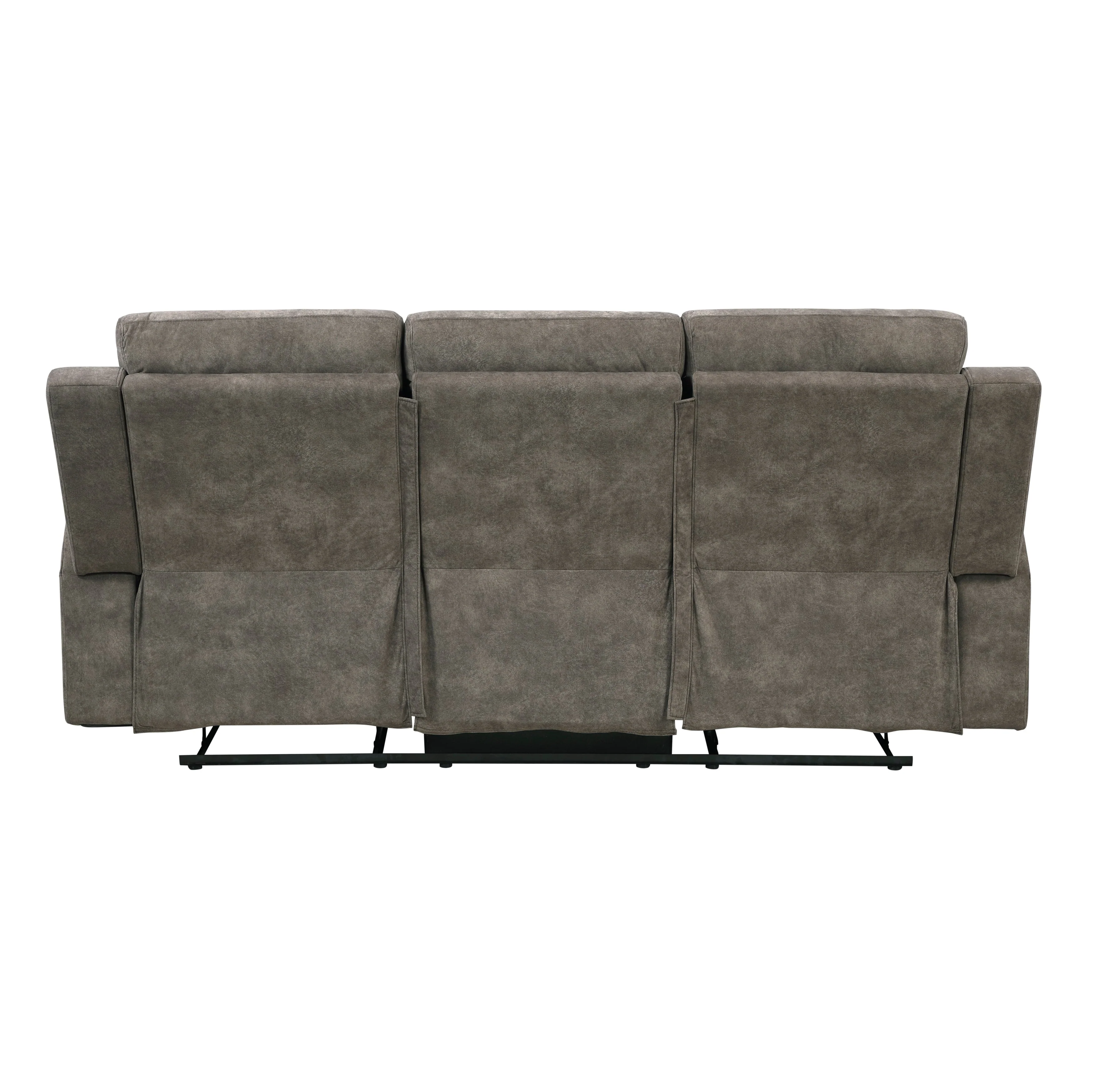 Muncie Brown Double Reclining Living Room Set - Image 6